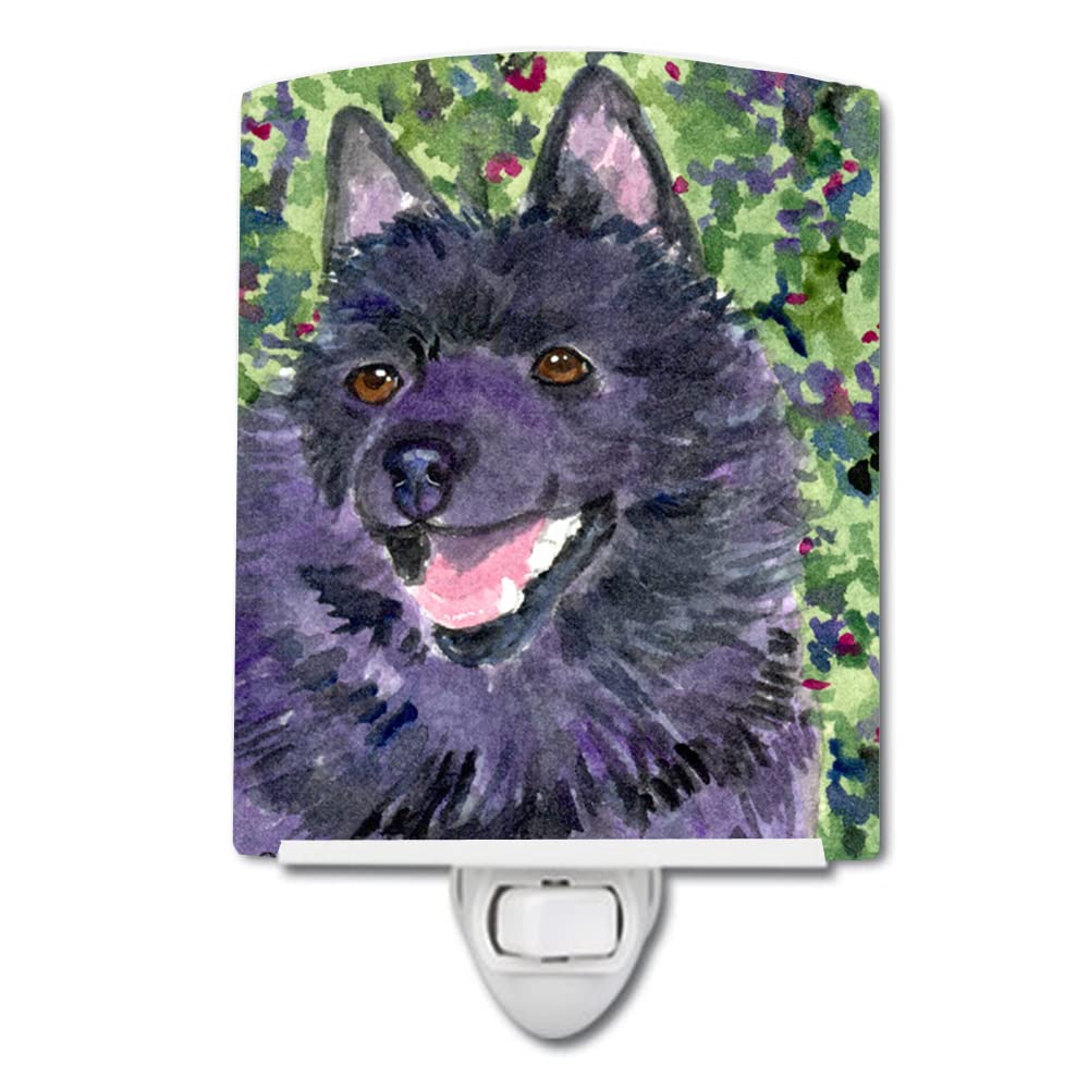 Carolines Treasures Night Light, Ceramic, Schipperke 8822, UL-Certified, 6x4x3 inches, Multicolor