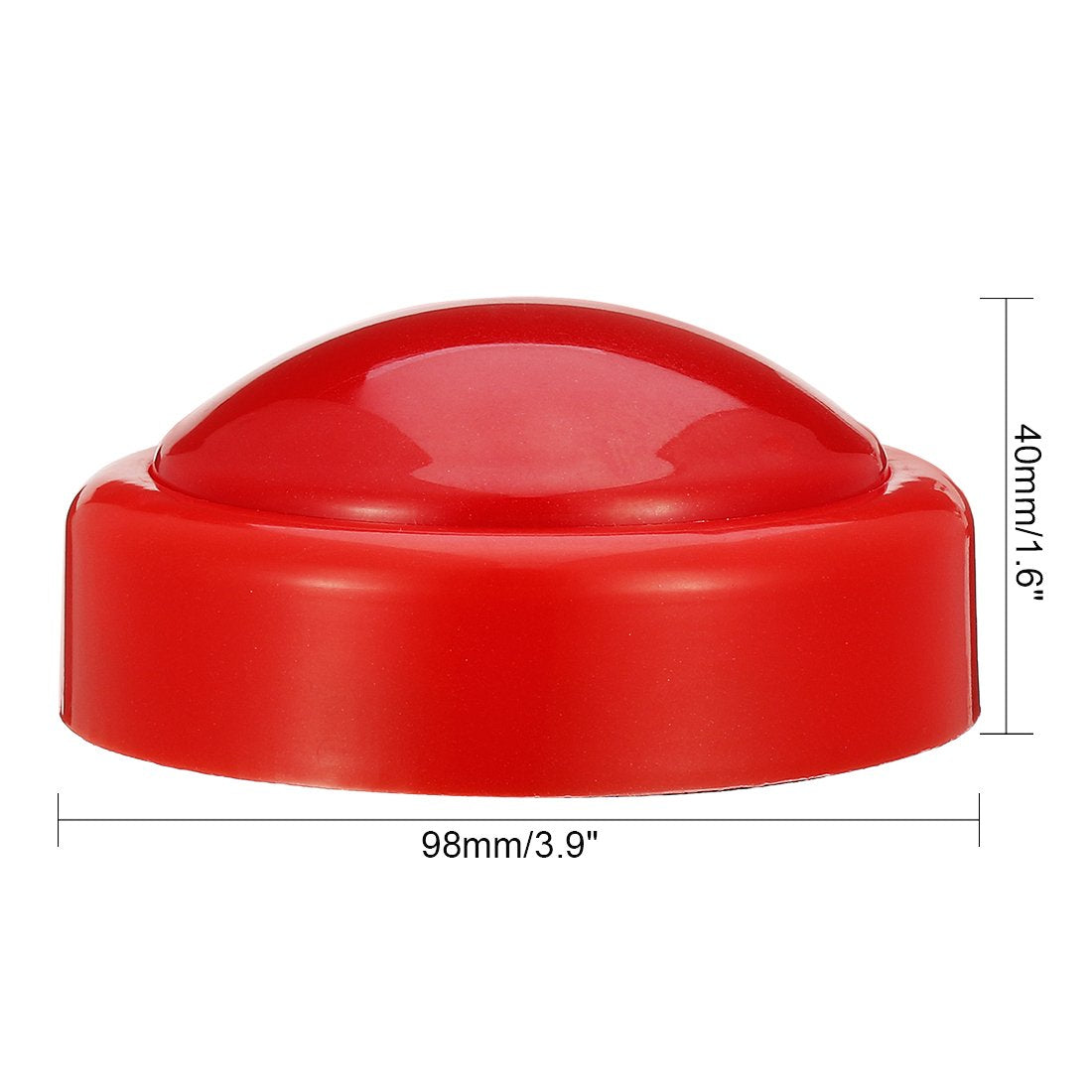 uxcell Tap Lights LED Lamp, Battery Powered, Touch Sensor, 3.9 Inch, Red, Model a17103000ux0615, 2pcs for Closet and Camping