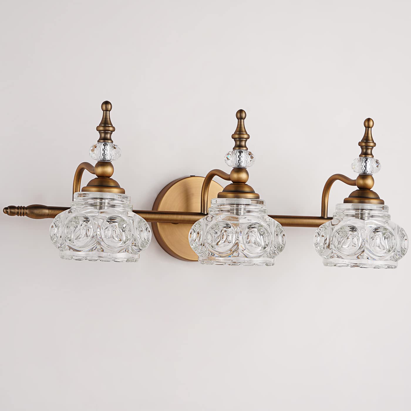 Djfhko Vintage Brass Vanity Light Fixtures - Bathroom Lighting