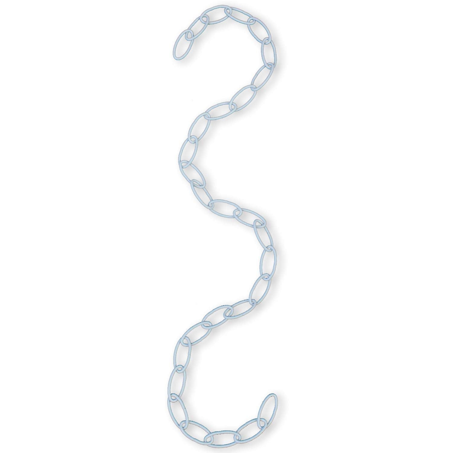 Blue Donuts Chain Extension, Strong Hold, 36 Inches Long, Powder Coated White, Model BD1701163