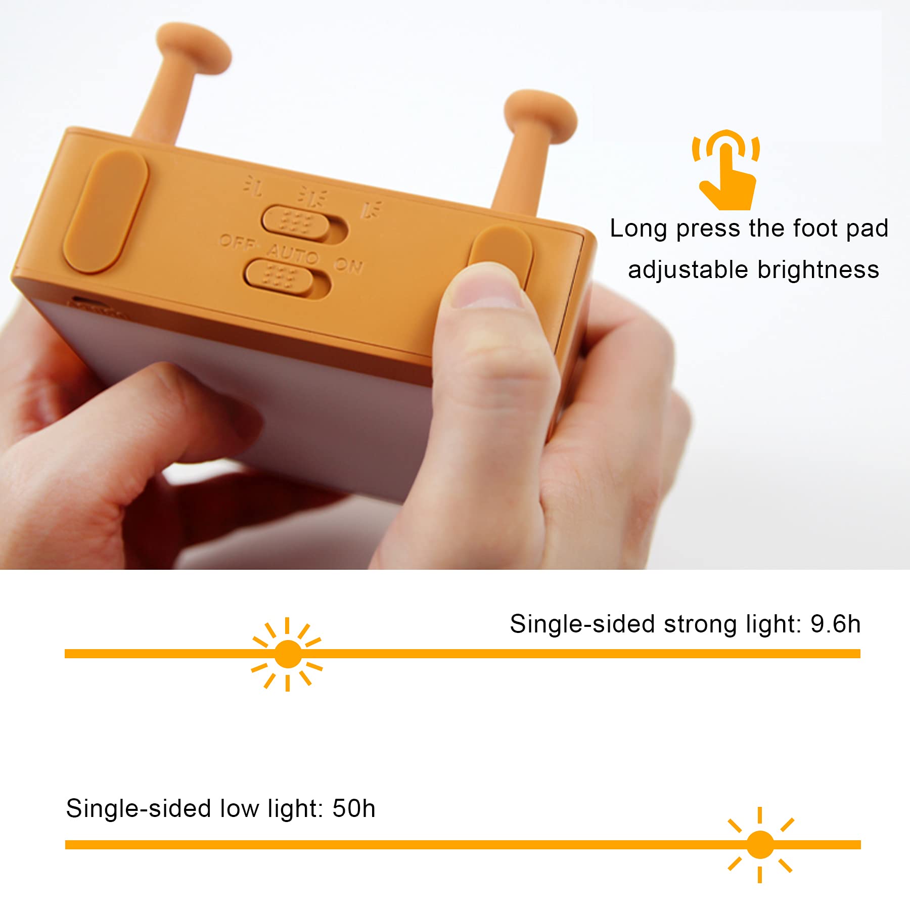 Qanyi Portable Toast Bread Led Night Light - Cute Rechargeable Bed Lamp For Teens & Kids