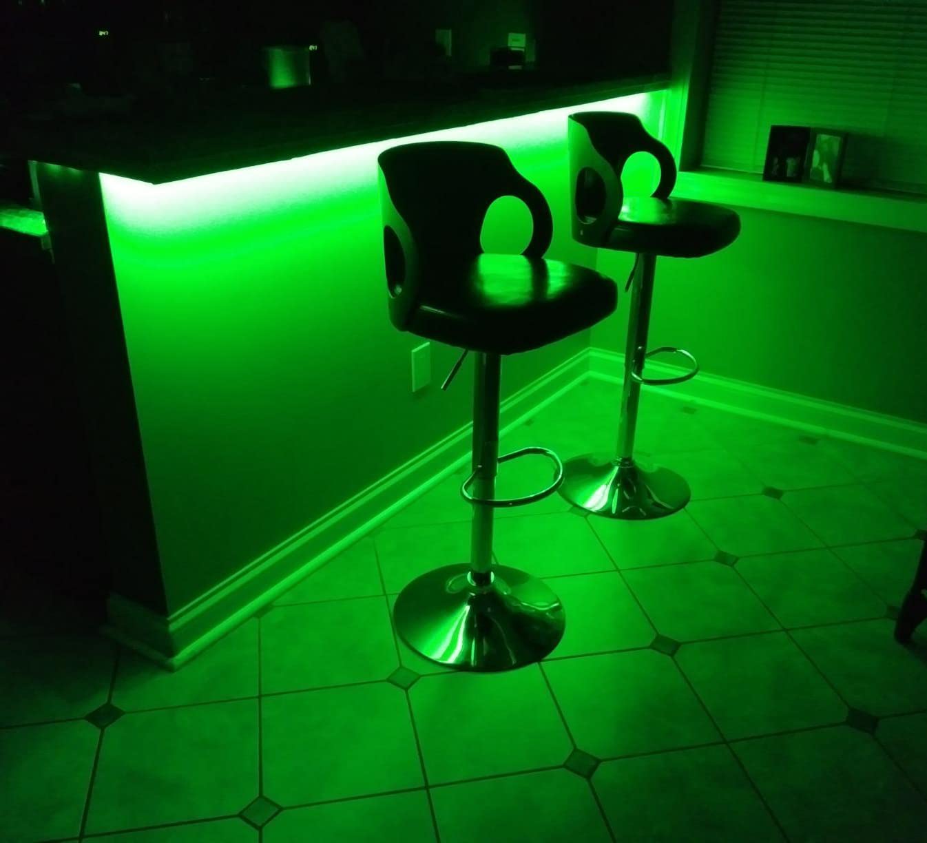 Hauty 16Ft Waterproof Green Led Strip Light, Smd5050 300 Leds, Flexible Cuttable Tape