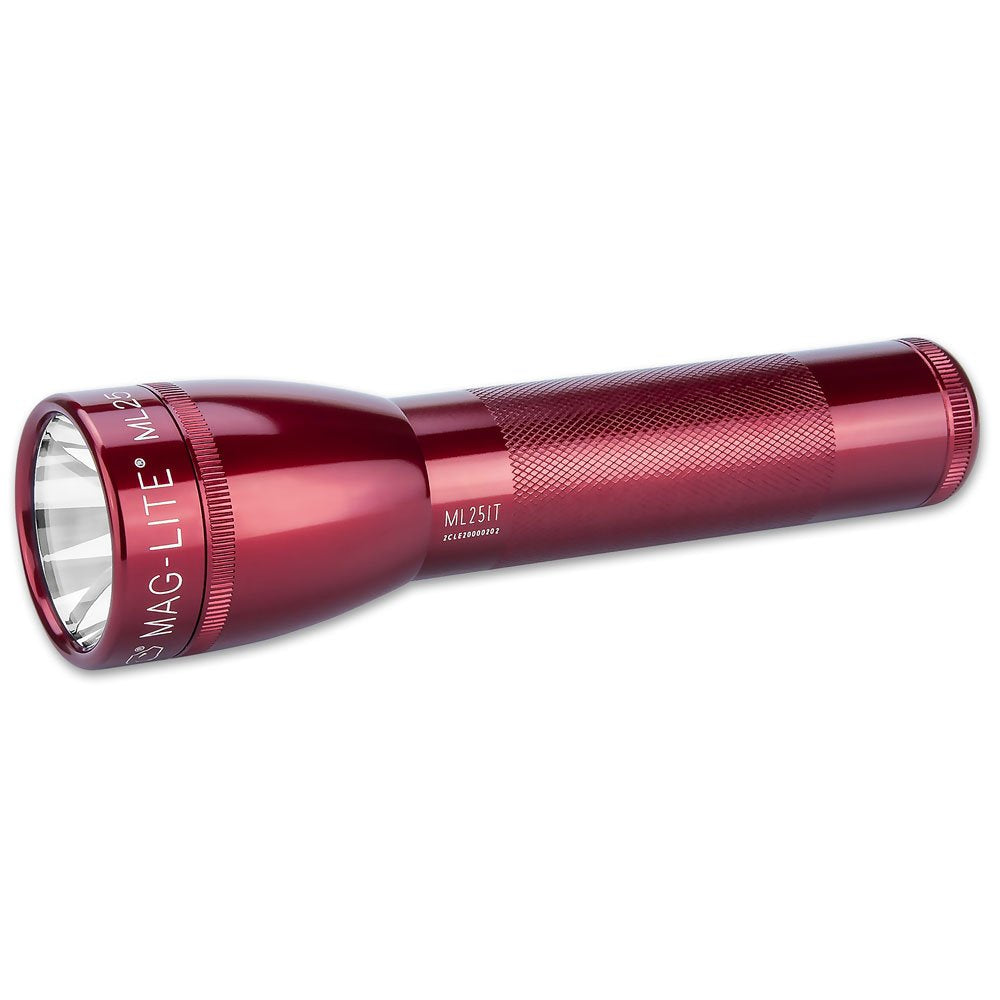 Maglite 2C Cell Flash Light, Red