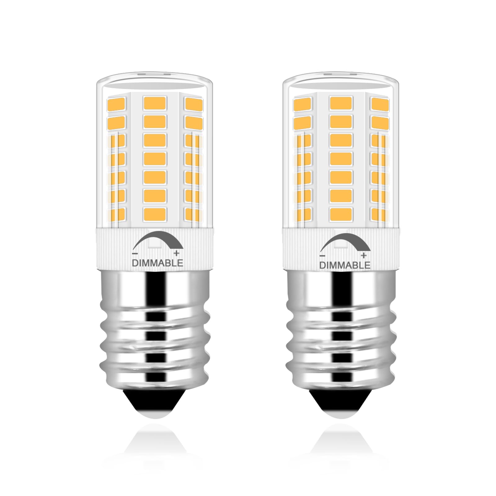 Lflampon Microwave Light Bulbs Under Hood 4W Equivalent To 40W Halogen Equivalent, E17 Led Bulb Dimmable For Microwave, Over Sto