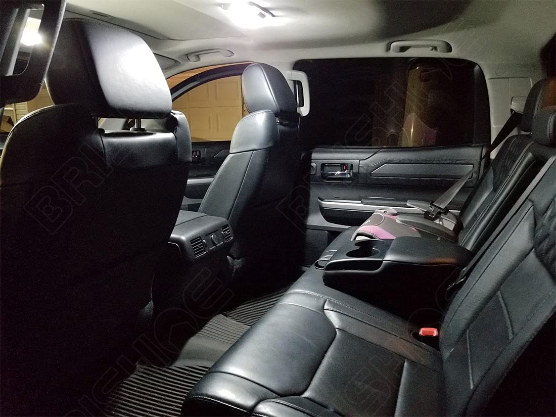 Brishine White Led Interior Light Kit For Toyota Tundra 2014 2015 2016 2017 2018 2019 2020 2021 Super Bright 6000K Interior Led