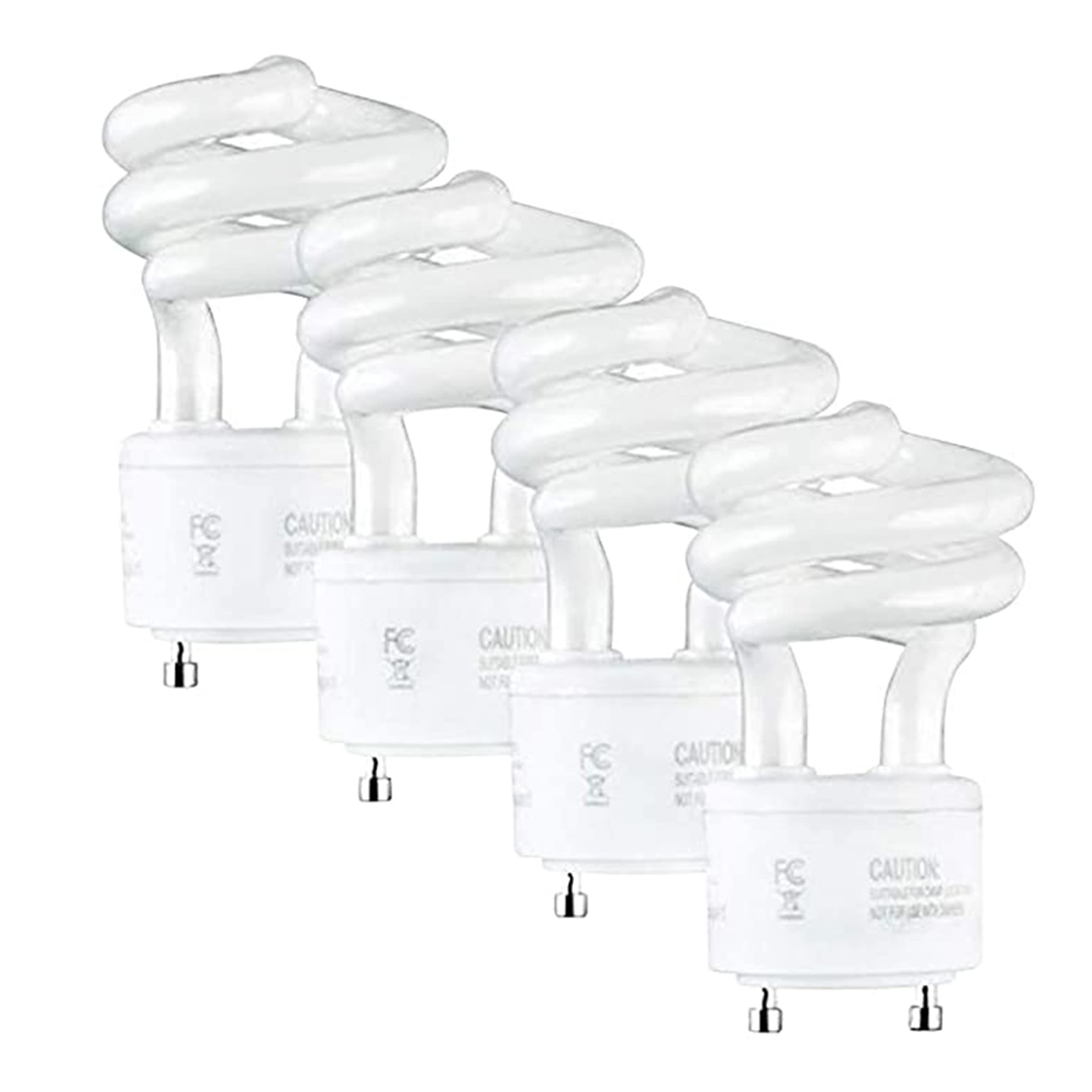Sleeklighting 13Watt T2 Spiral Cfl Gu24 2 Prong Light Bulb Base 2700K 900Lm -Ul Approved 120V 60Hz Light Bulb- Mini Twist Lock S