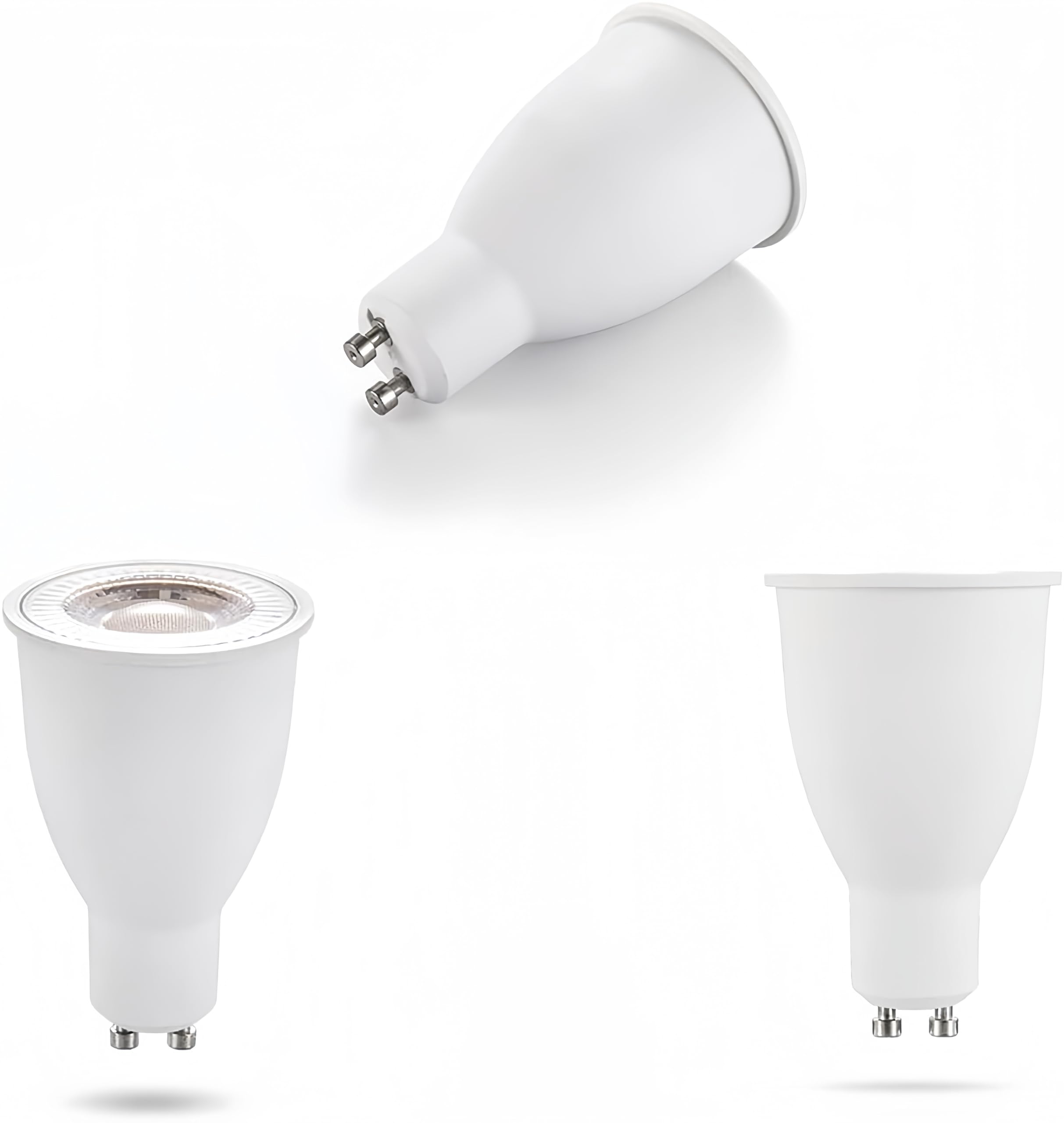 K JINGKELAI 10W GU10 LED Bulbs, 1000LM, 38° Beam Angle, Warm White, MR16 GU10 Base, 4 Pack