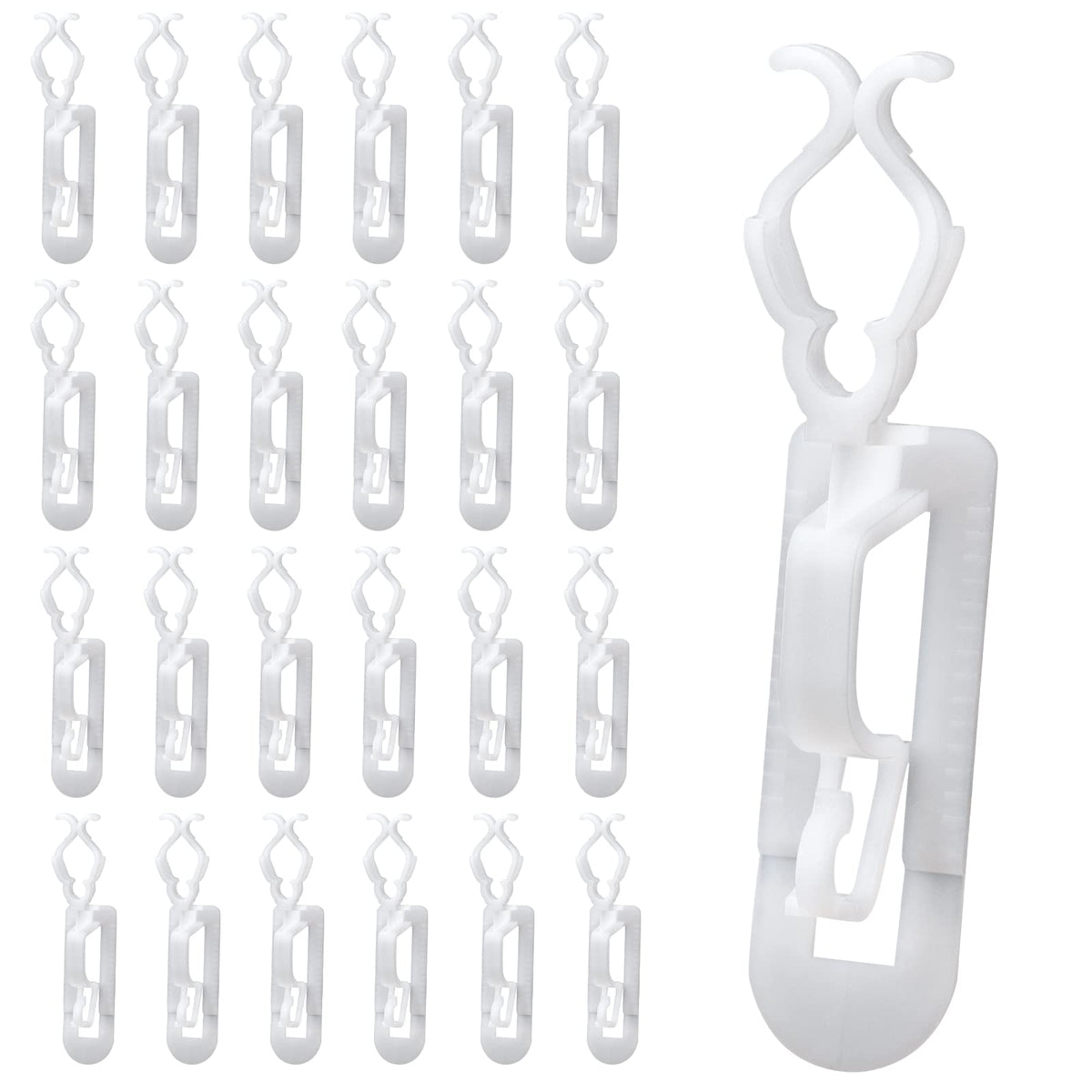 Brightown Universal Christmas Lights Clips - 100 Pack Gutter Clips For C7/C9 String Lights