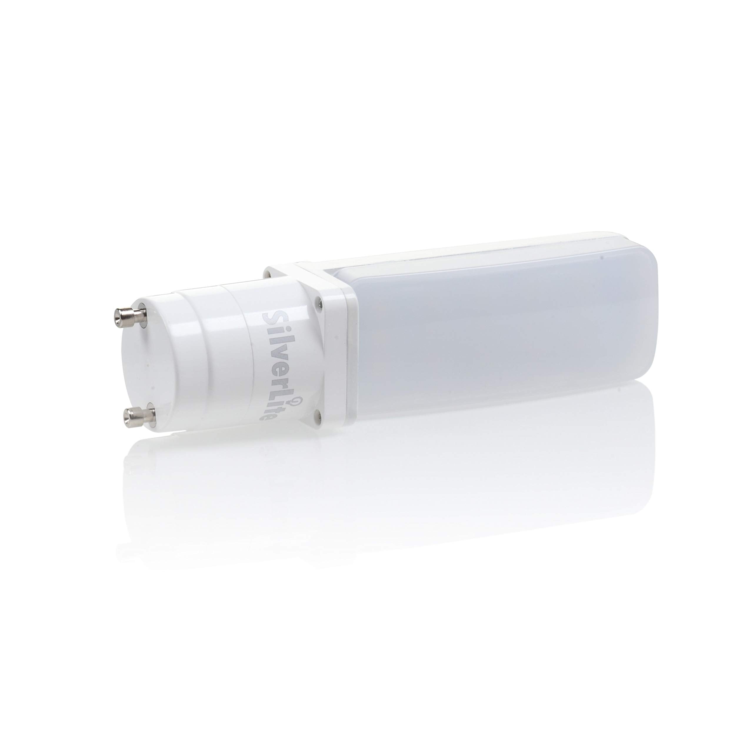Silverlite 12W LED PL Bulb GU24 Base, 1100LM, Daylight 4000K, UL Listed, Model HM-18594, Soft White