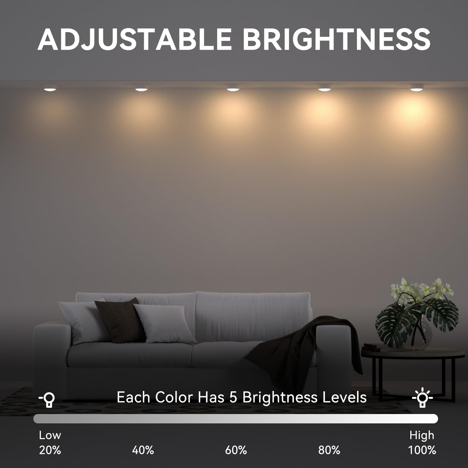 Bestdlclite Led Puck Lights With Remote, 16-Color Under Cabinet Lighting Wireless, Battery Operated Stick-On Lights, Dimmable Pu