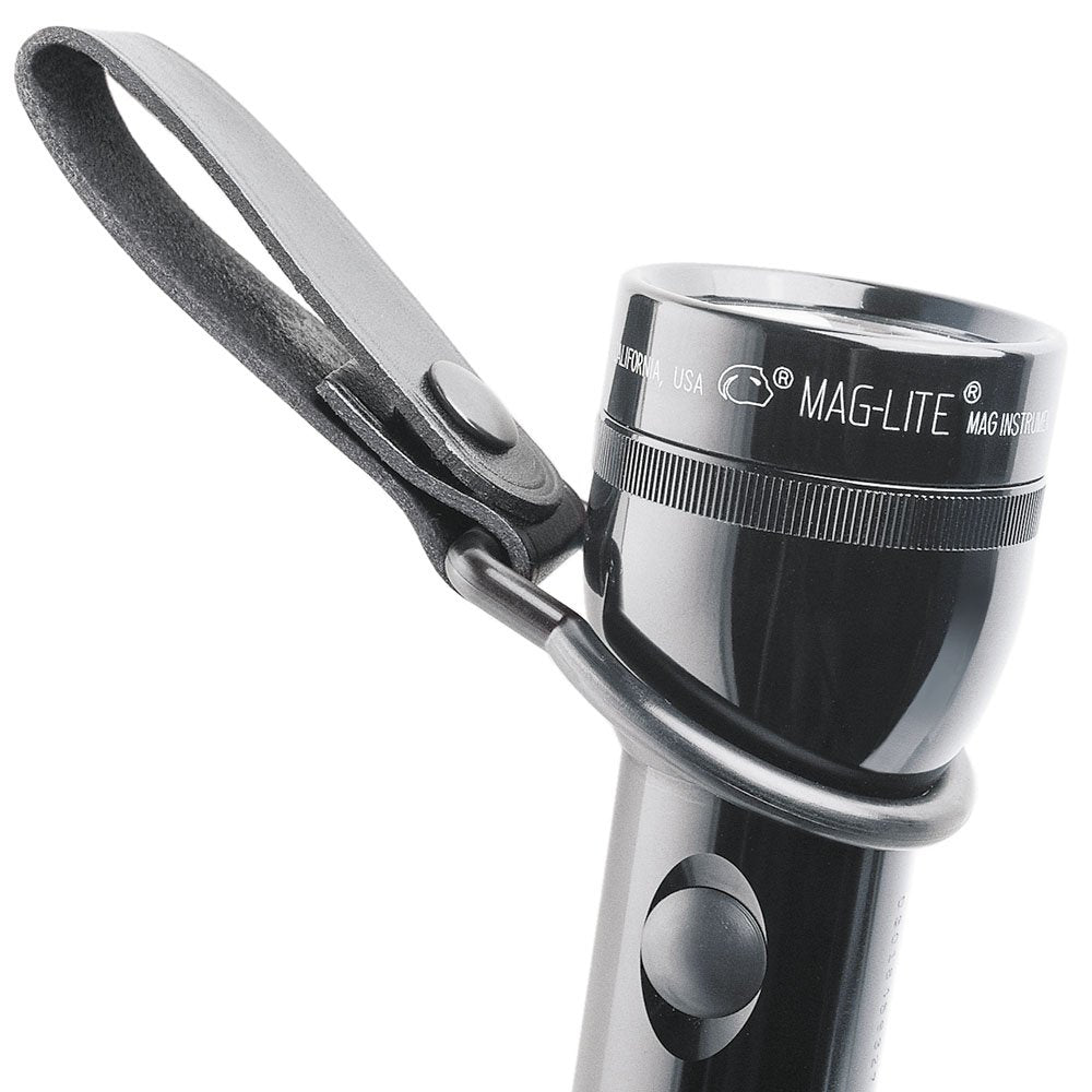 Maglite Black Plain Leather Belt Holder For D-Cell Flashlight