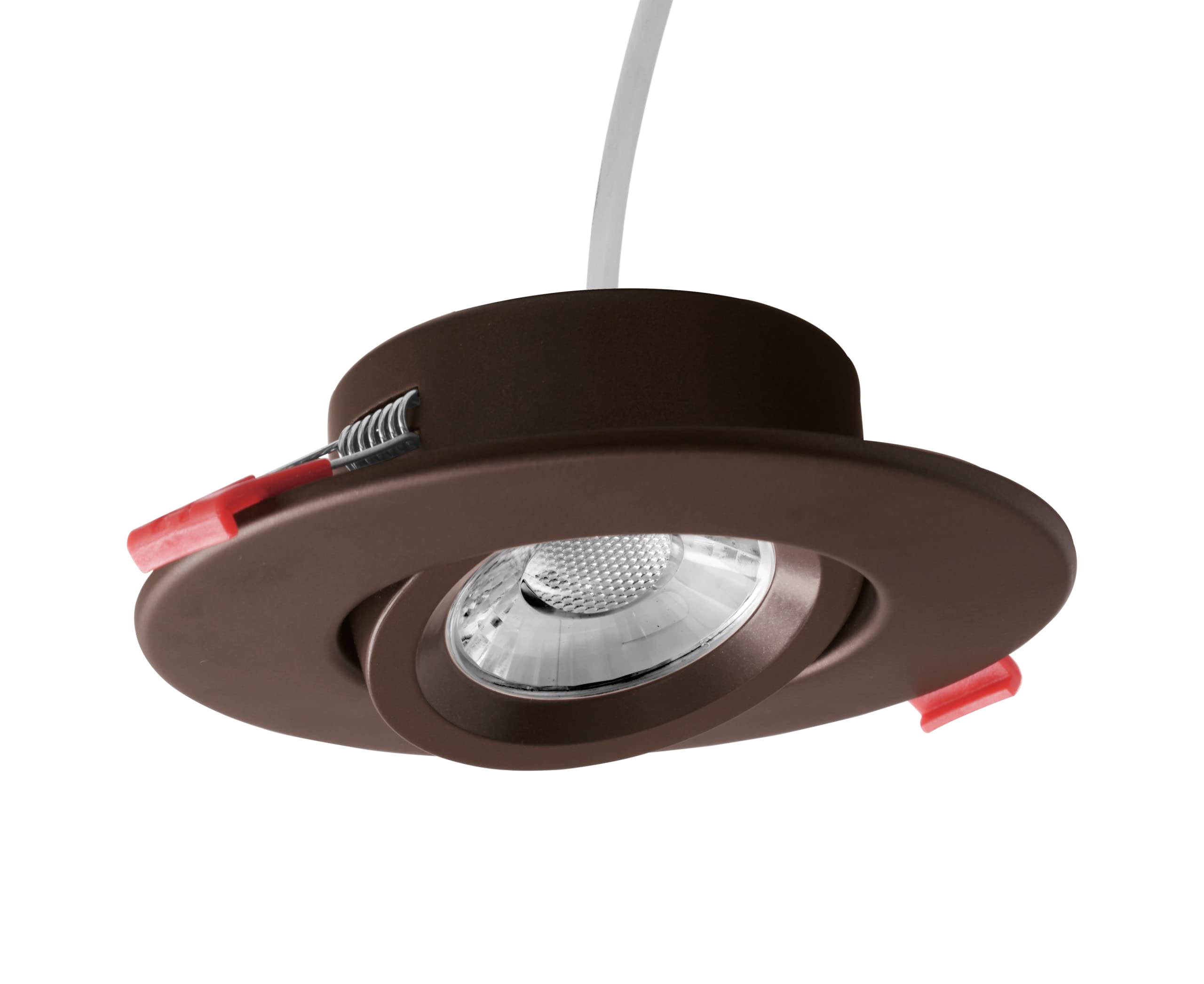 DGC 4-inch Oil-Rubbed Bronze Selectable Canless Adjustable Gimbal LED Recessed Downlight (DGC43120SRDOB)