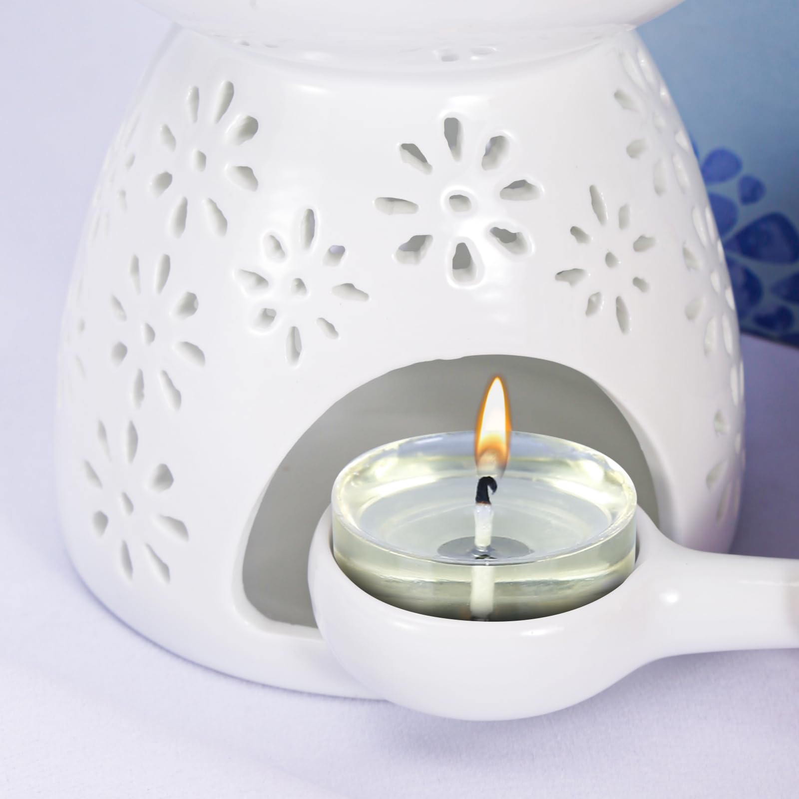 Linegohts Unscented Clear Cup Smokeless Tea Lights - 50 Pack White Palm Tealight Candles - 4+ Hour Burn Time - Clean-Burning Votive Tealights Candles For Home, Shabbat & Anniversaries (50 Pack)