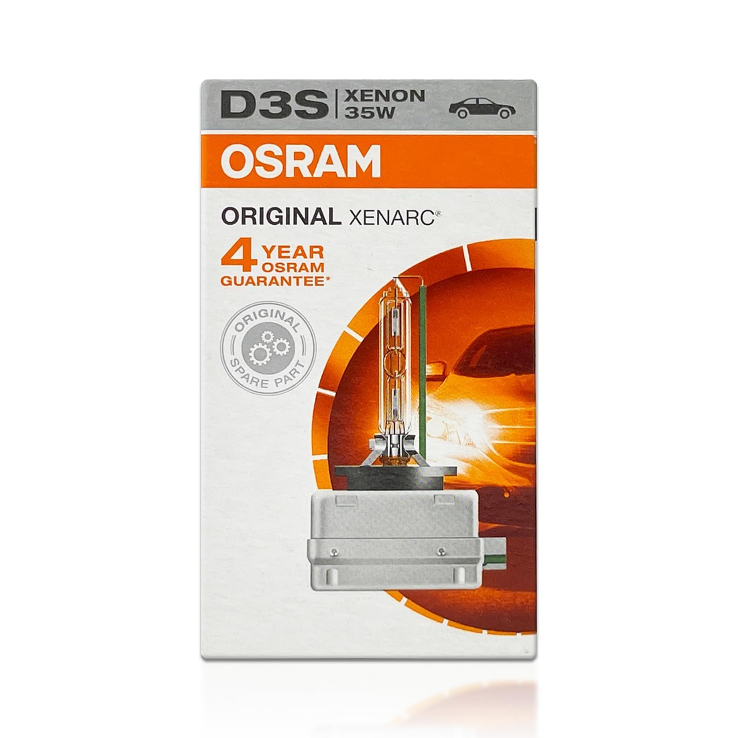 OSRAM D3S Xenon HID Headlight Bulb - OEM 66340 Model for Enhanced Night Visibility