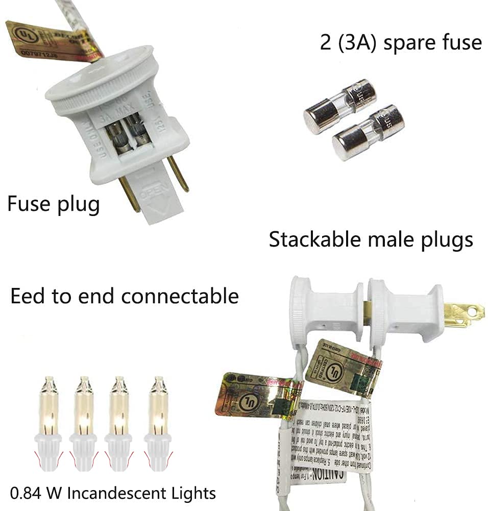 White Lantern String Lights Plug In, 8.5Ft Hanging Indoor Decorative String Lights With 10 Cute White Nylon Lanterns Lights Connectable For Indoor Outdoor Bedroom Ramadan Backyard Patio Bistro Decor