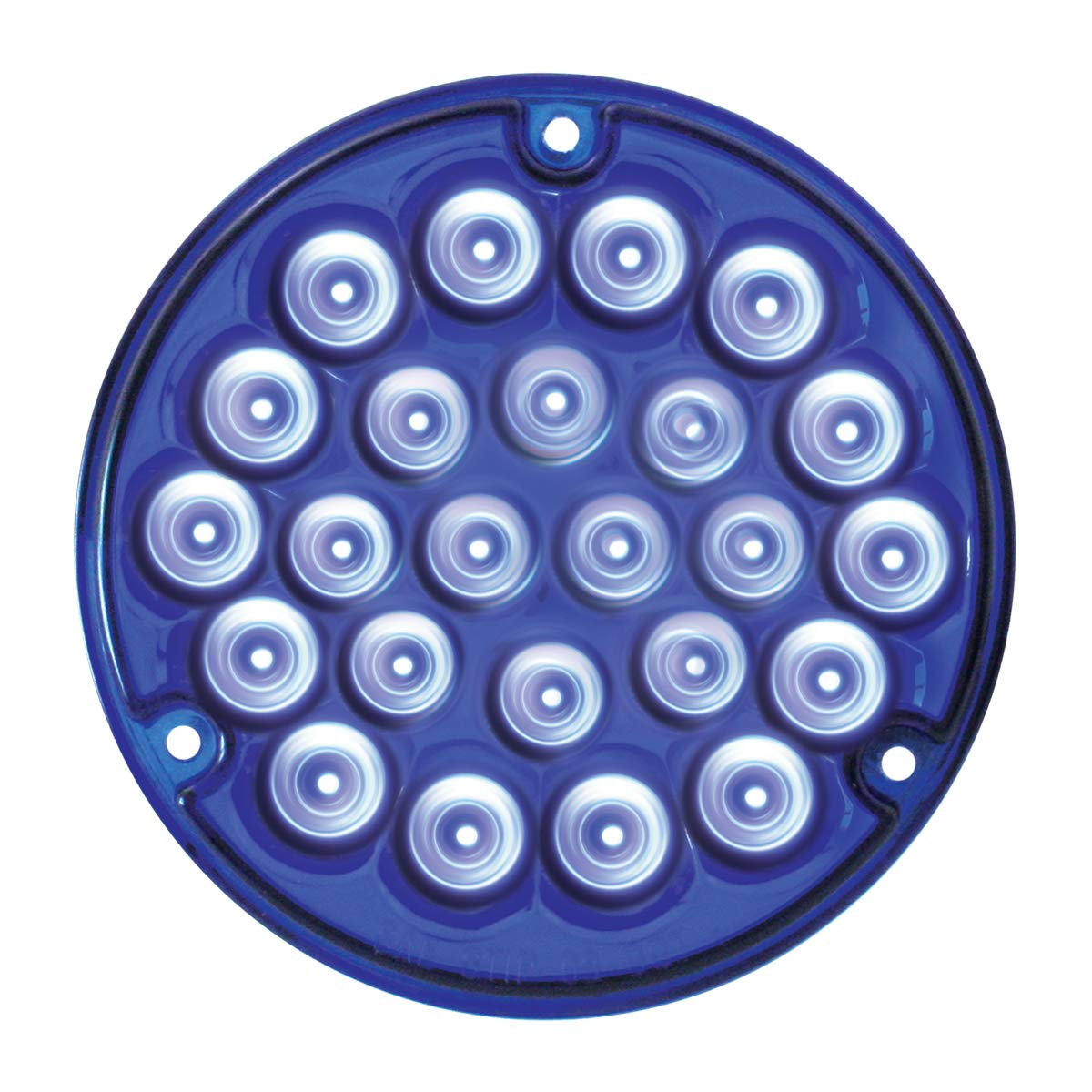 Gg Grand General 76155 4 Inches Pearl Blue 24 Led Light With 1156 Socket Base, Blue/Blue