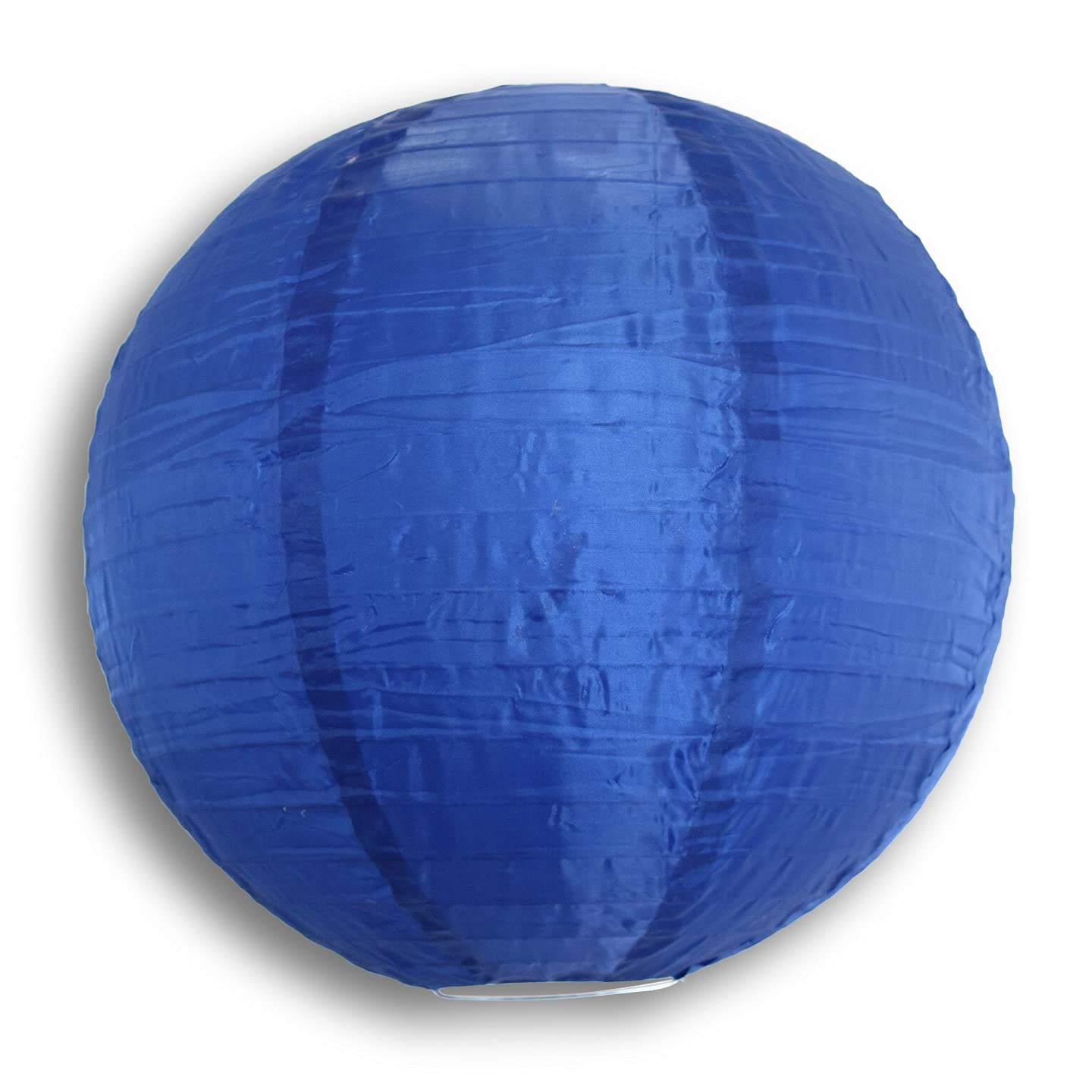 Paperlanternstore.Com 10 Inch Navy Blue Nylon Lantern, Durable Hanging Decoration