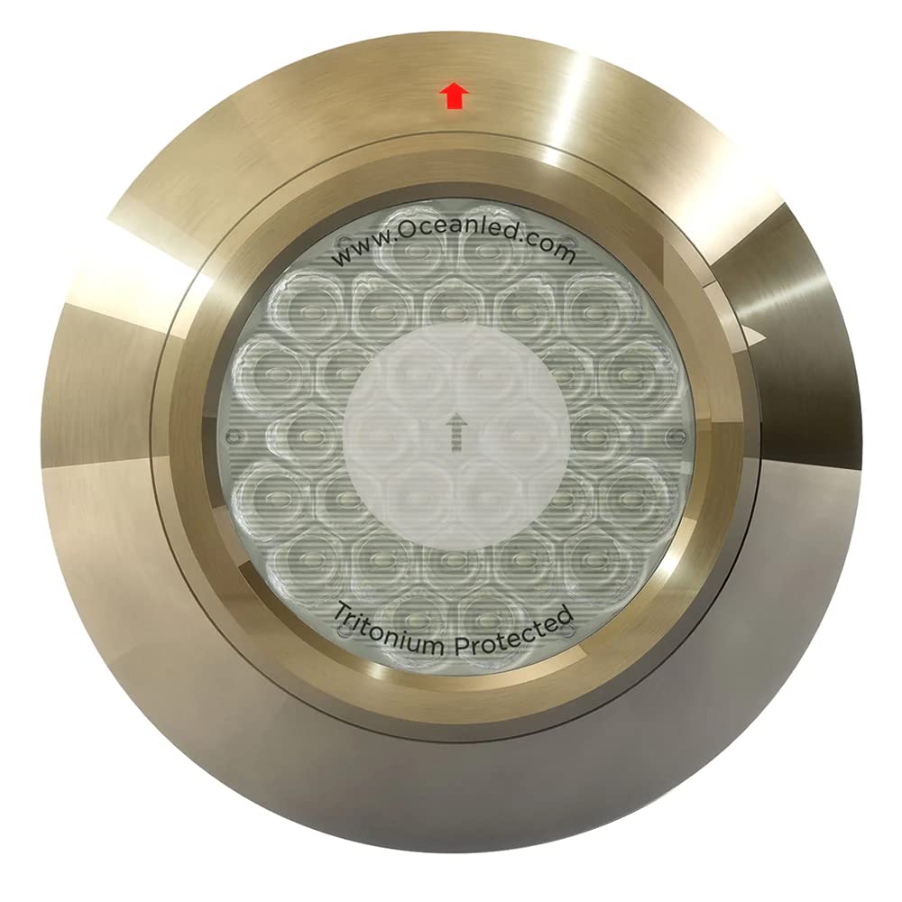 Ocean Led Oceanled 3010Xfm Pro Series Hd Gen2 Led Underwater Lighting (Color: Midnight Blue, Option: Flush Mount)