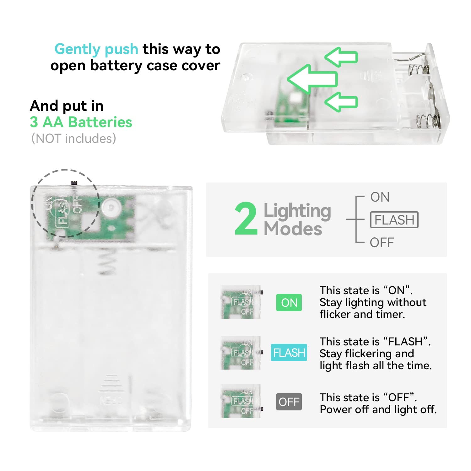 Flower Battery Operated String Lights Cherry Blossom Christmas Fairy Lights 30Led Indoor Outdoor Waterproof Decoration For Halloween Camping,Garden Fence,Birthday,Wedding Party,Bedroom,Gfit (Purple)