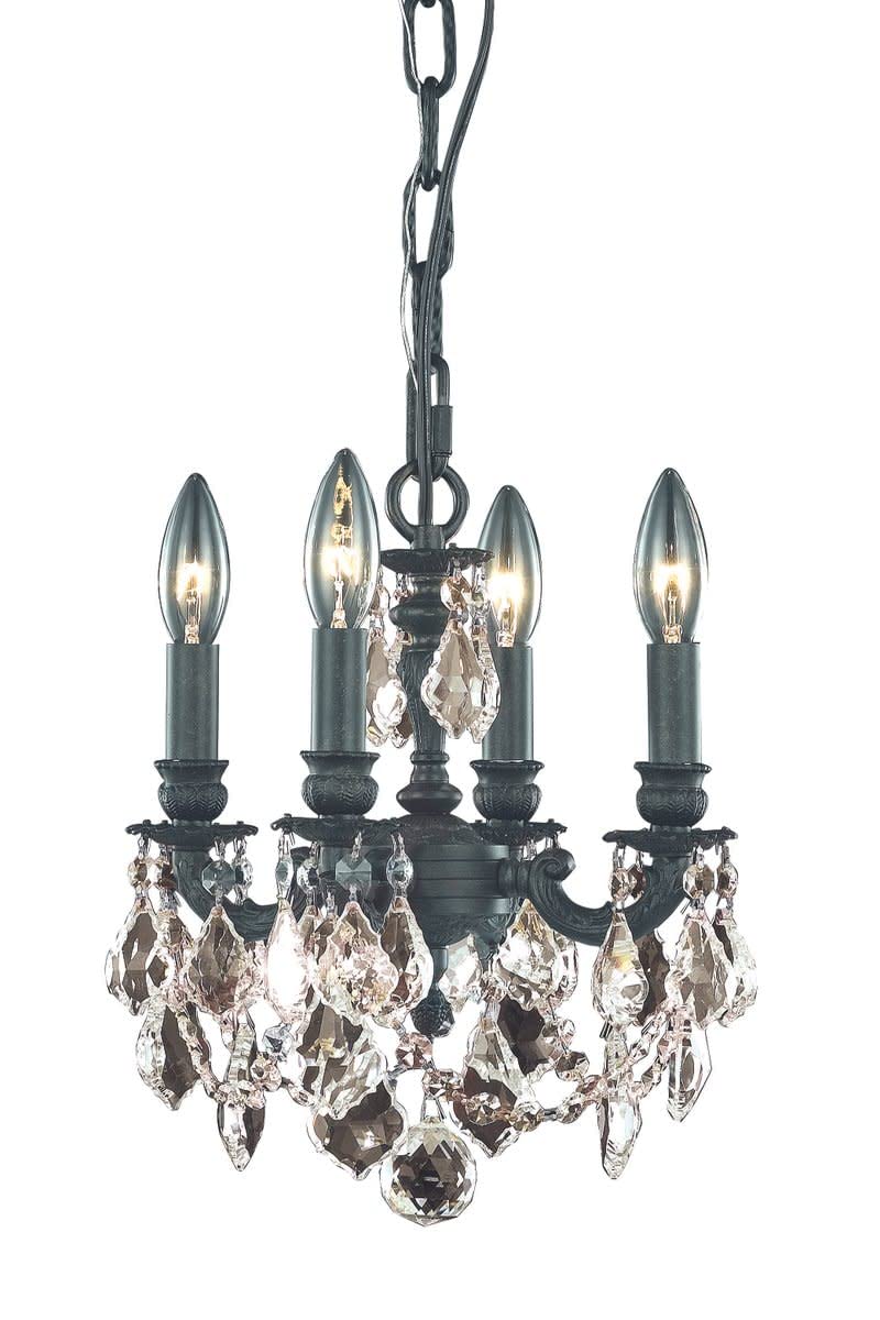 Elegant Lighting 9104D10DB-GT/RC Pendant, Dark Bronze