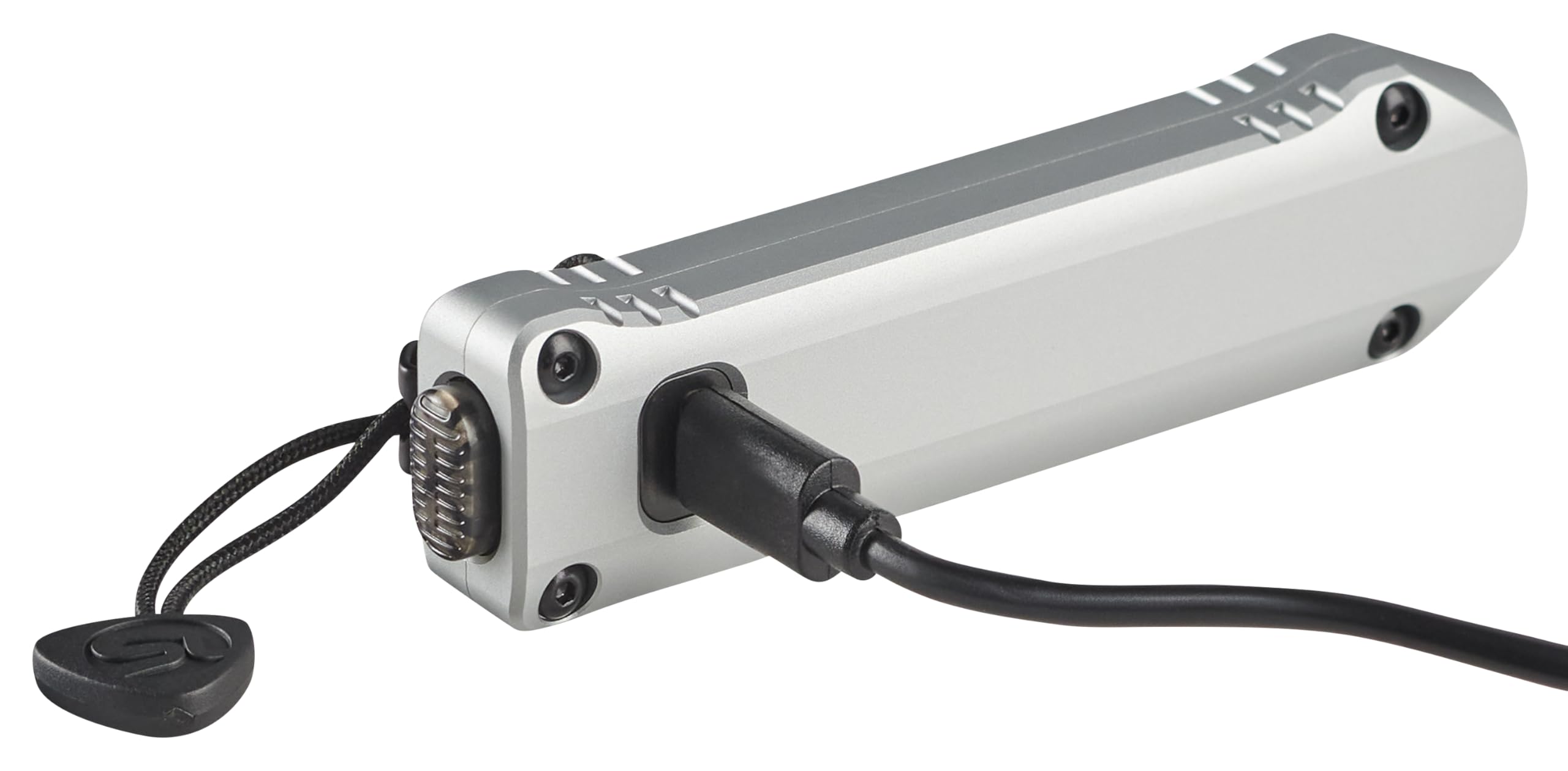 Streamlight 88819 Wedge Xt 500-Lumen Slim Everyday Carry Flashlight, Includes Usb-Cable And Pocket Lanyard, Silver