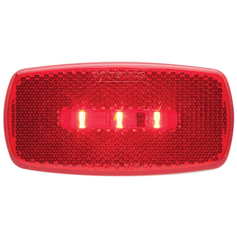 Optronics Red Led Marker Clearance Light, Surface Mount, 1 Count, Acrylic And Abs