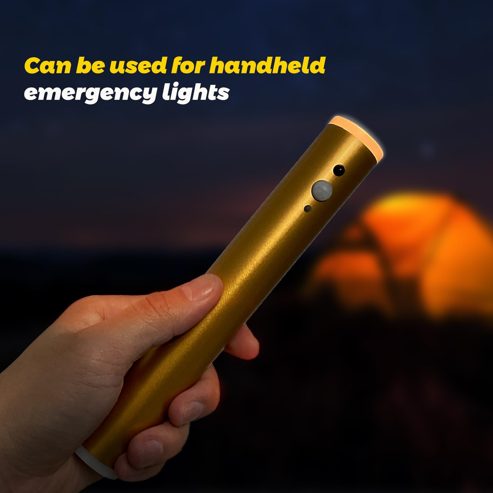 Hwawfsd Motion Sensor Night Lights, Magnet Body Sensor Hallway Led Wall Lights, Rechargeable Portable Stairway, Battery Powered Cabinet Lights, Bedside Night Light (1Pcs-Gold)