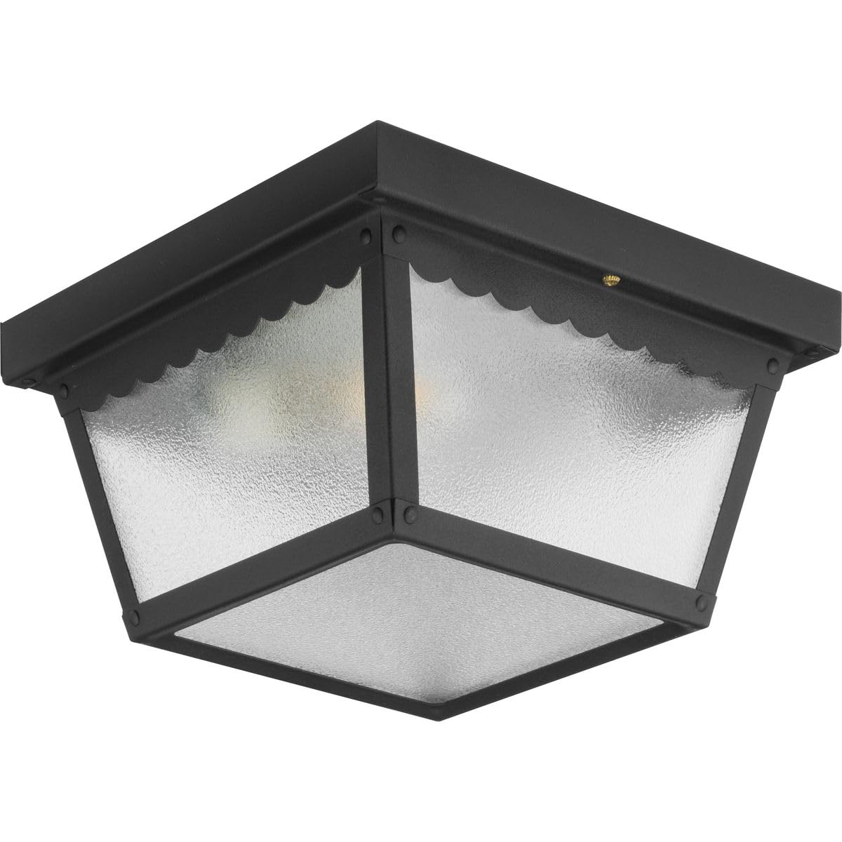 Progress Lighting P5729-31 Transitional Indoor Outdoor Close to Ceiling Flush Mount Light, 9.25-Inch Diameter x 5-Inch Height, M