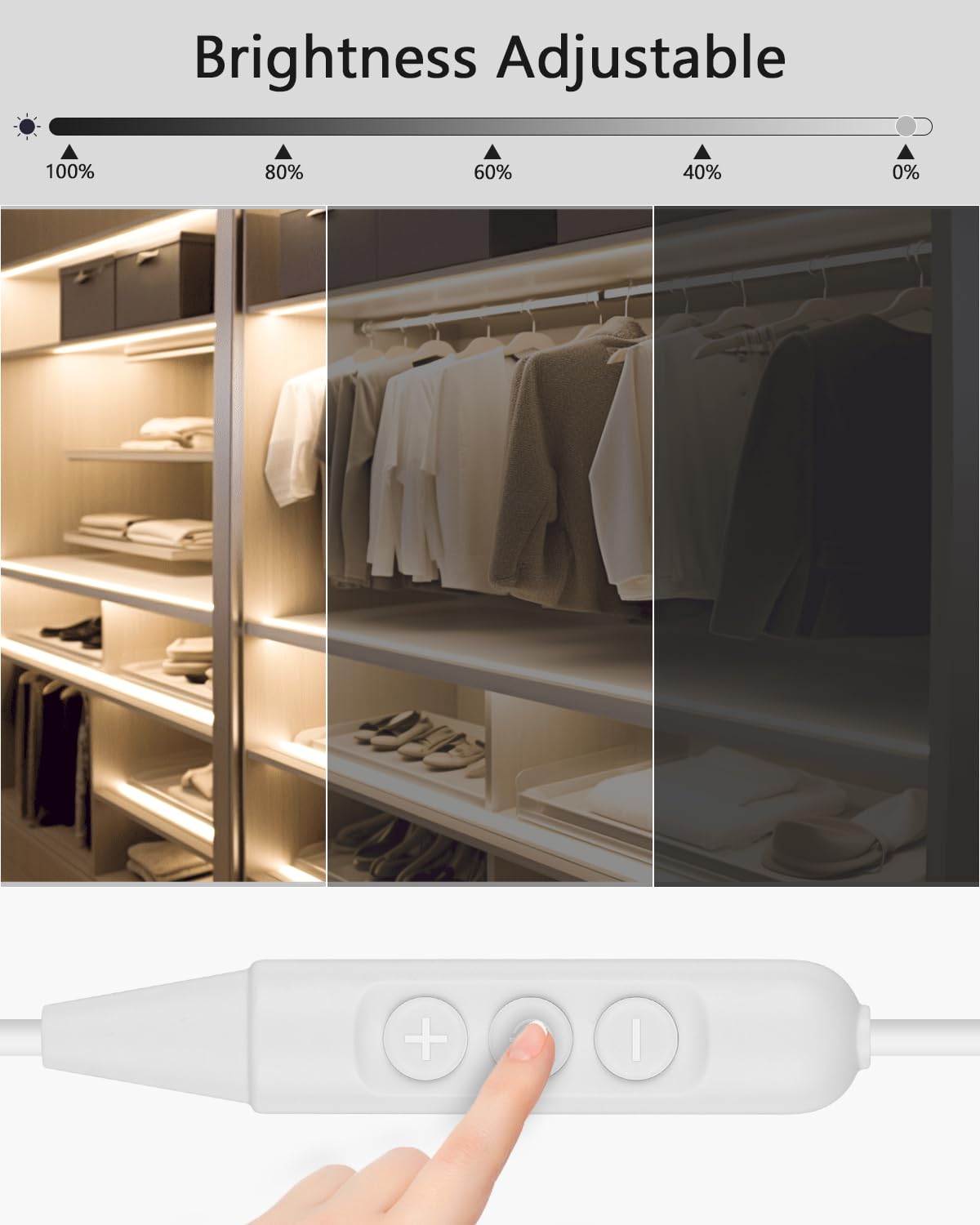 Aclorol Cob Led Strip Lights Usb Powered 6.56Ft 640Leds Warm White 3000K Tv Led Backlight 5V Dimmable Cob Flexible Light With 1.