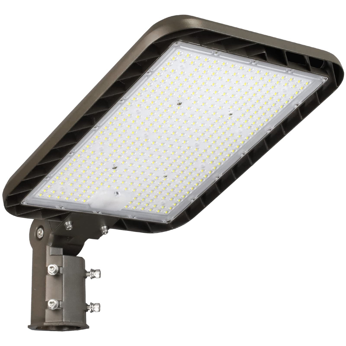 DEMILARE LED Parking Lot Light 300W 45000LM 5000K Quick Installation Slip Fitter Shoebox Pole Lights Outdoor IP65 Waterproof 120