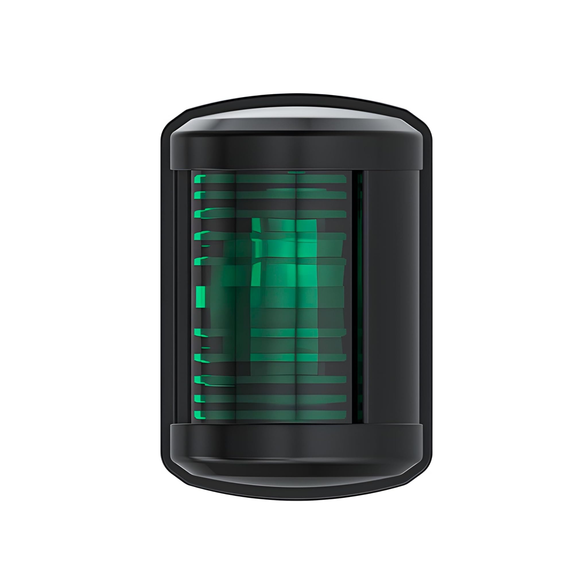 SEAFLO LED Green Starboard Navigation Light – 12V, 1W, IP67 Waterproof, 2NM Visibility, Regular Size, Model SFNL011-RB-02