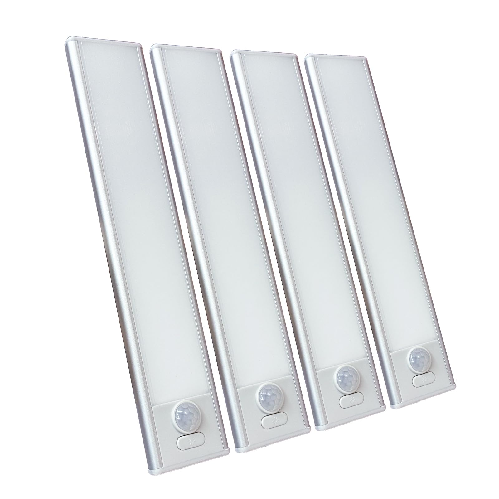 Under Cabinet Lighting, 4 Pack Motion Sensor Light Indoor, Wireless USB Rechargeable Magnetic Closet Lights, 68 LED Under Counte
