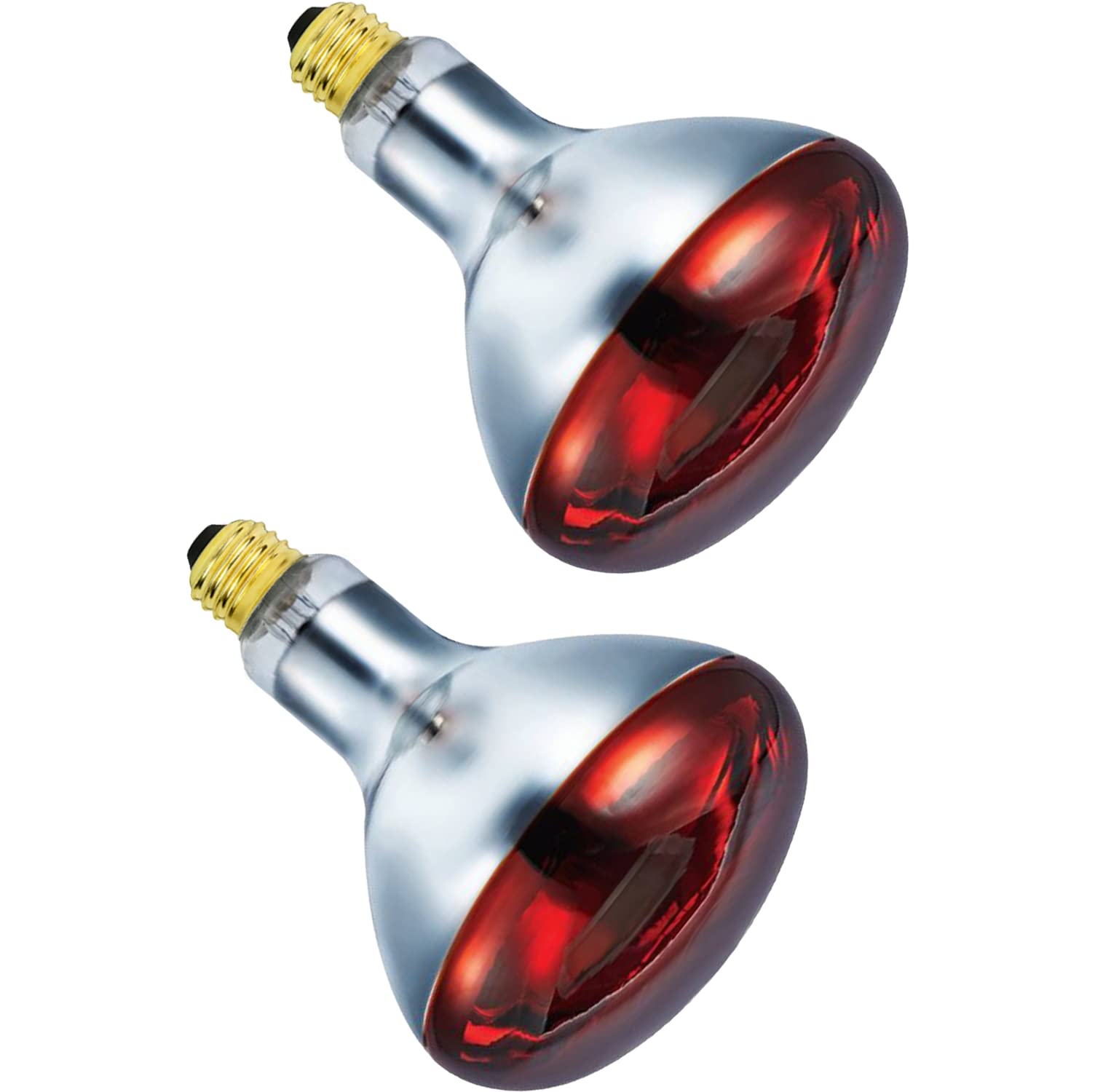 Bulbmaster 250 Watts R40 Red Heat Lamps Outdoor Bulbs For Pets Flood Light Bulb For Chickens Infrared Reflector 250W R40 Incande