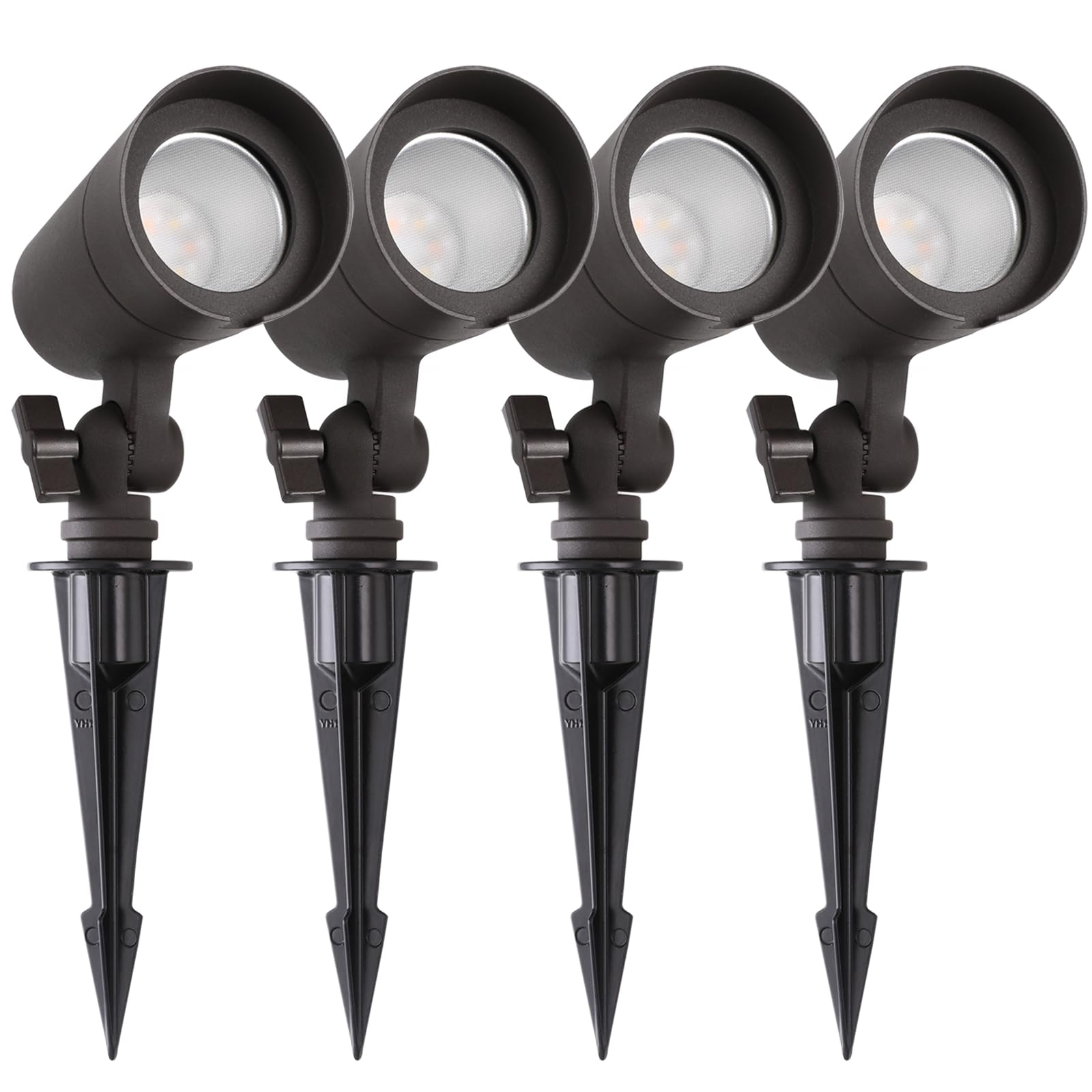 E ENERGETIC LIGHTING 3CCT LED Landscape Lights, 12V Low Voltage, 3000K/4000K/5000K, Aluminum, Model ZDL1243