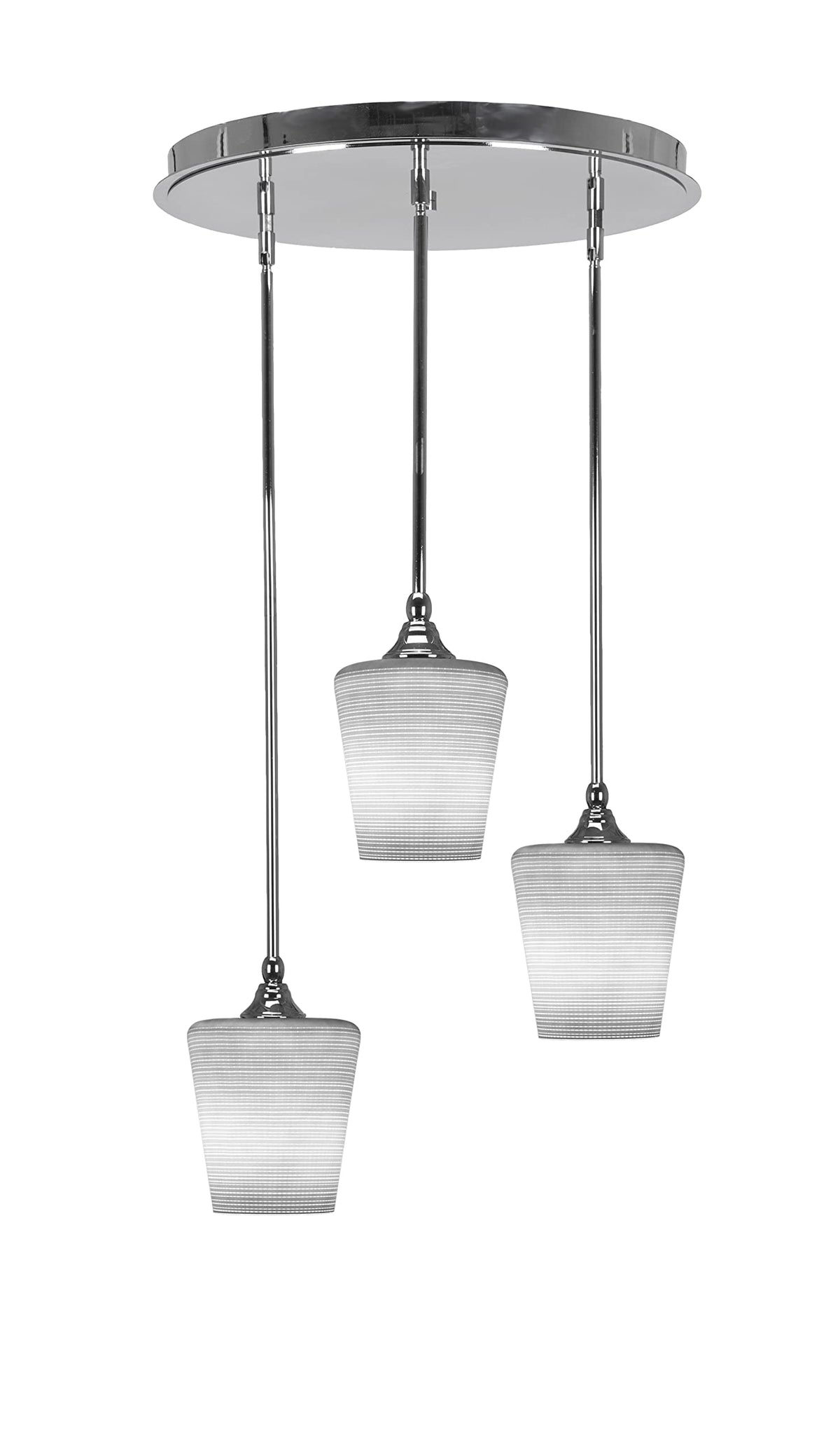 Empire 3 Light Cluster Pendalier in Chrome Finish (2183-CH-4031)