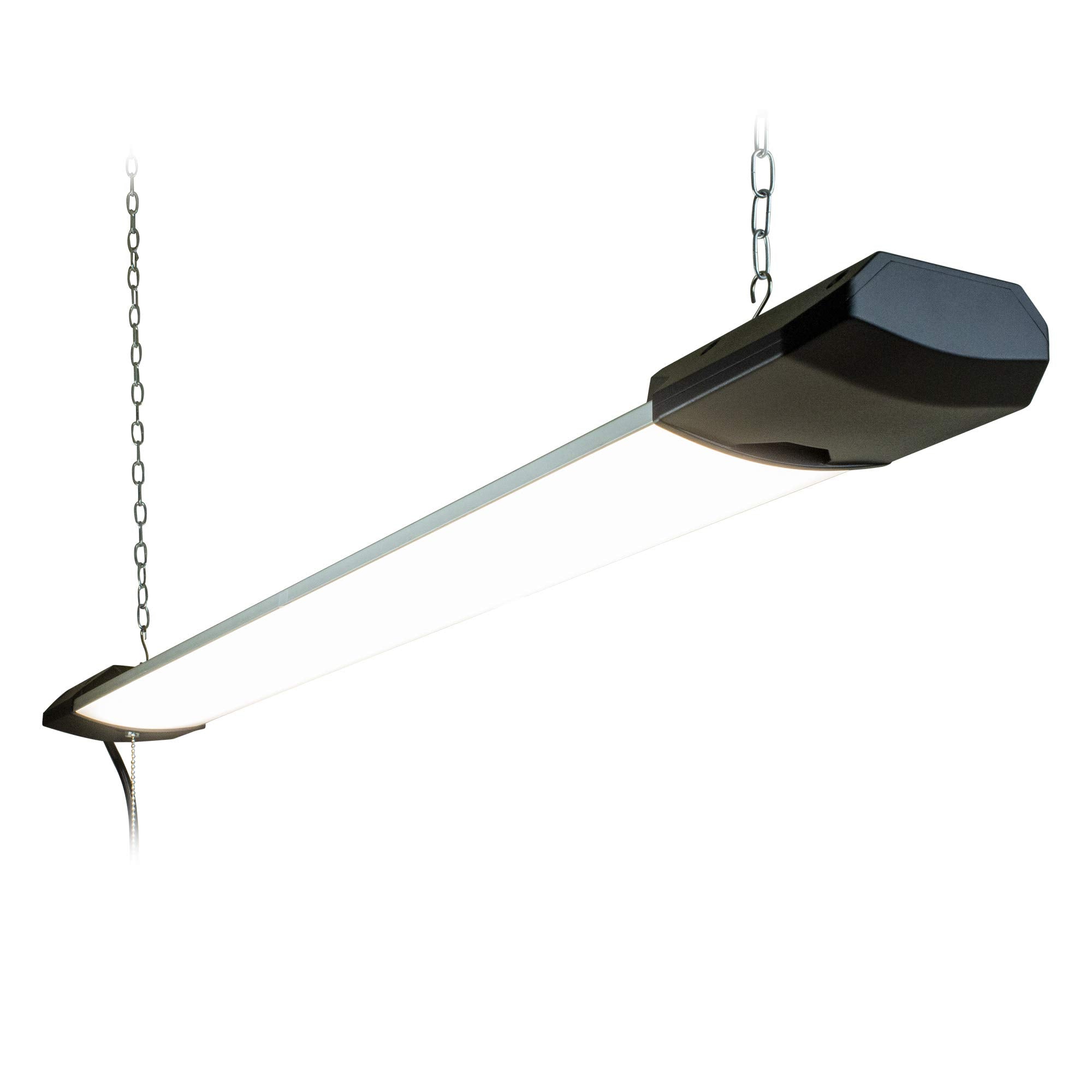 Newhouse Lighting 4Ft Led Shop Light, 100W, 10,000 Lumens, 4000K, Aluminum, Chain Mount, Etl Listed, Model Nh-Shop-M