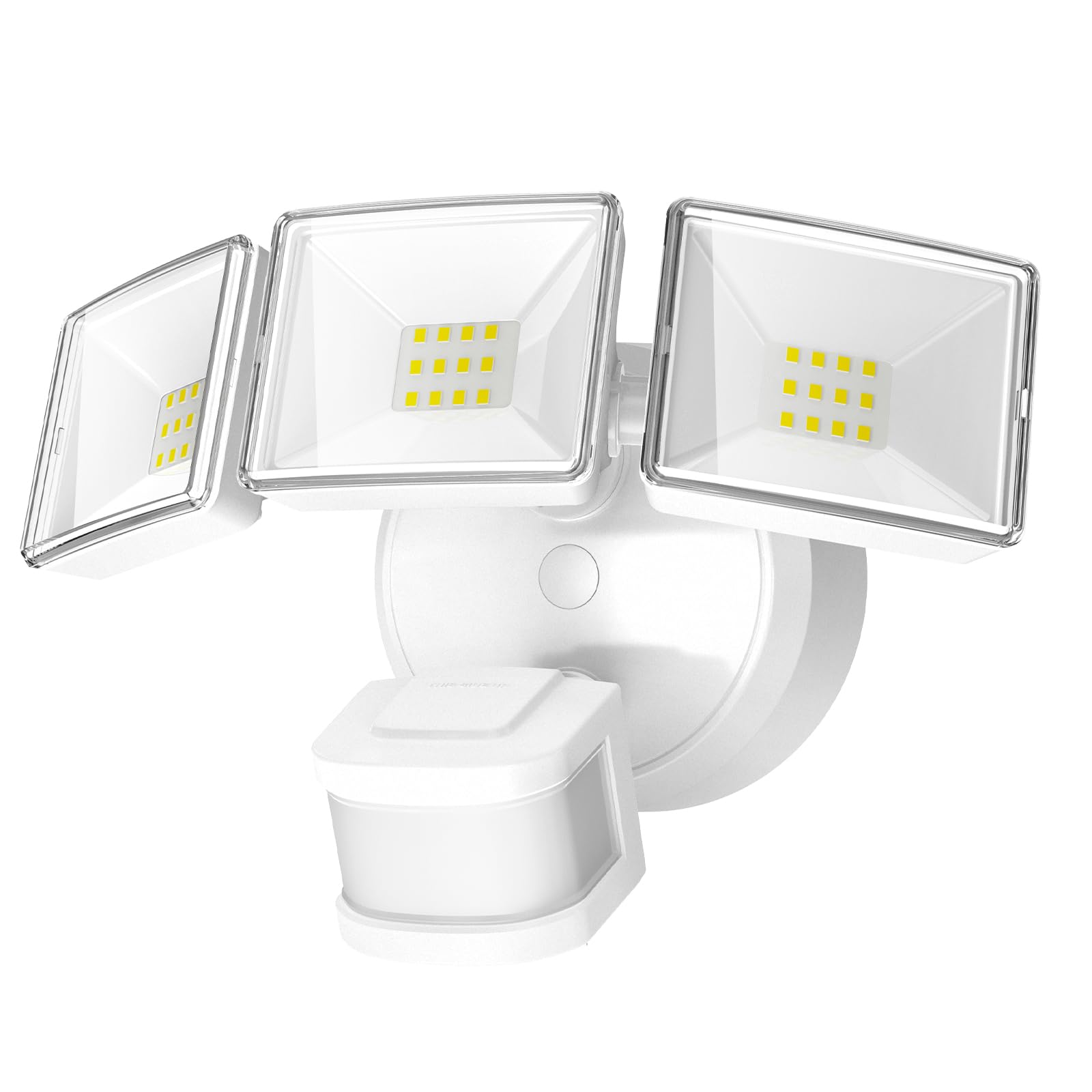 OREiN 3500LM/26W Flood Lights Outdoor, 240?/40FT Motion Sensor Outdoor Lights Dusk to Dawn Security Lights IP65 Waterproof 3 Mod