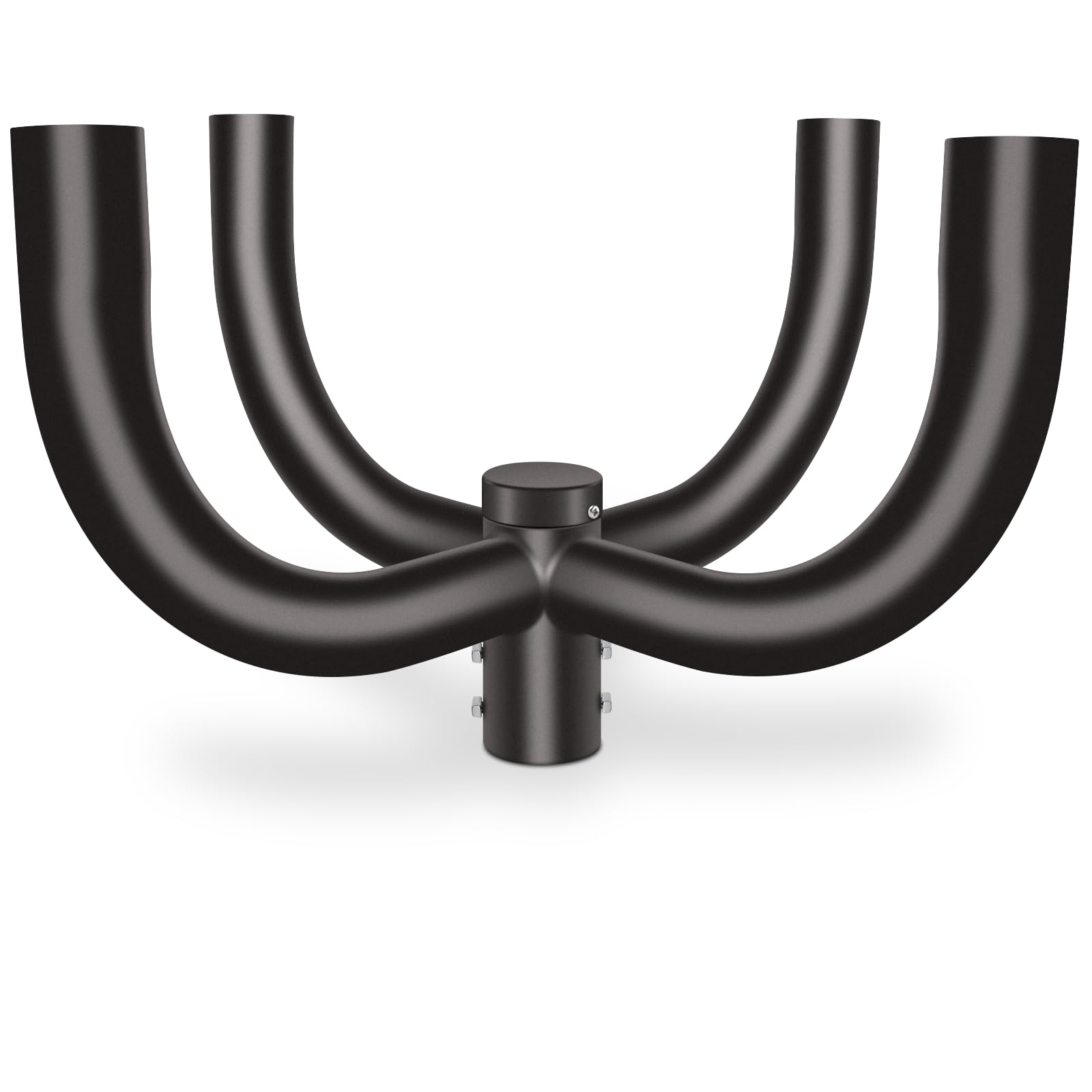 ledmo Tenon Adaptor Bullhorn Bracket-with 2-3/8in Round Quad 90 Degree Sturdy Steel Extension Bracket Arm for Slip Fit Lights Pa
