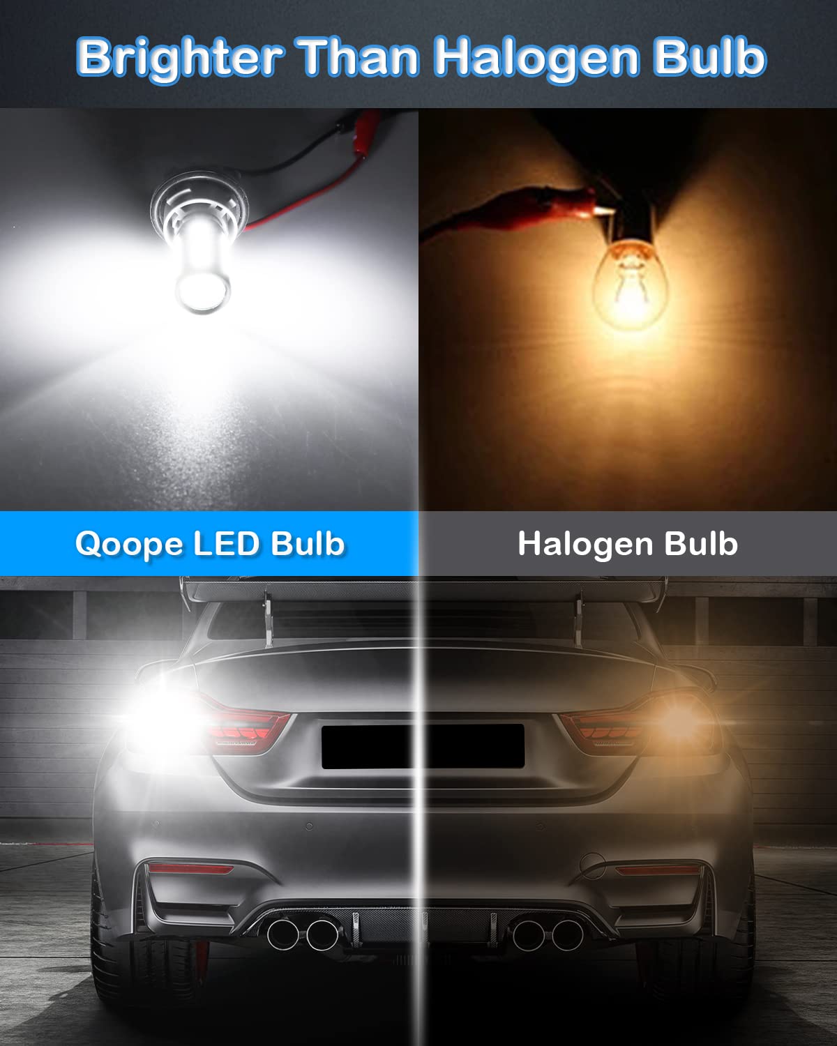 Qoope 1156 LED Bulbs 33SMD White Replacement for RV/Camper/Trailer Lights, Pack of 10