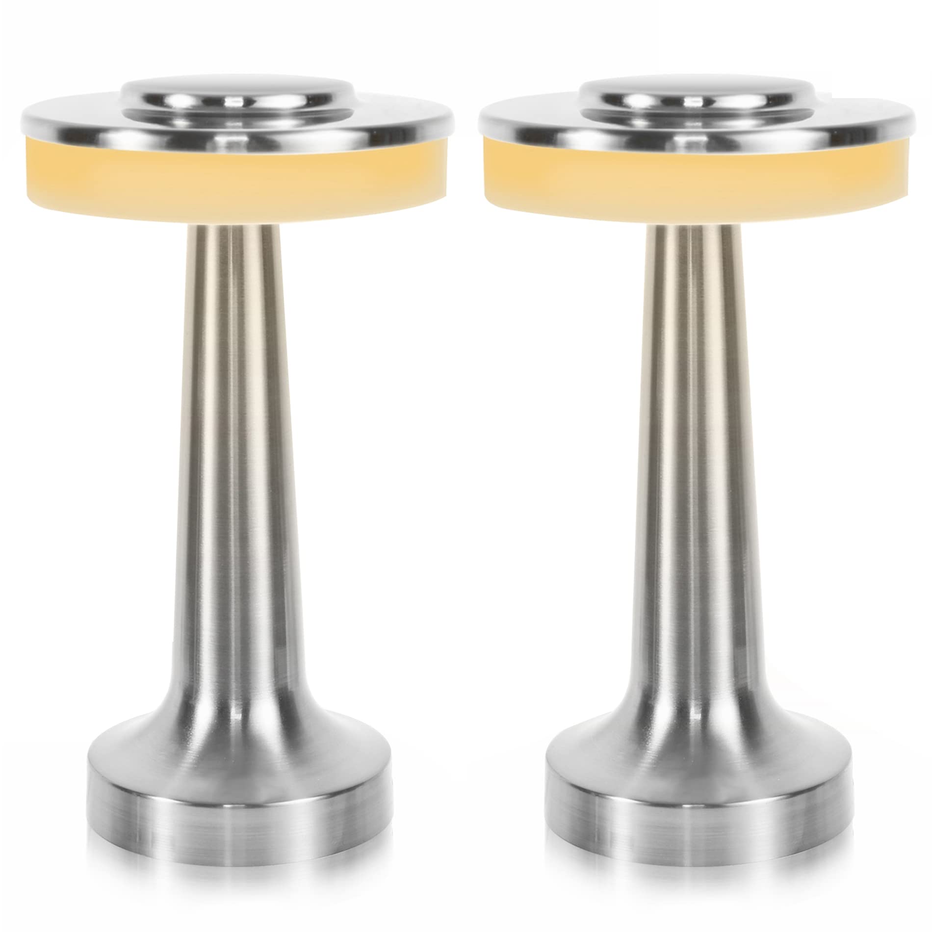 Sunligtgo Cordless Table Lamp, Portable Led Desk Lamp, Table Sensor Control Beside Lamps, Kids Night Light With Stepless Dimming