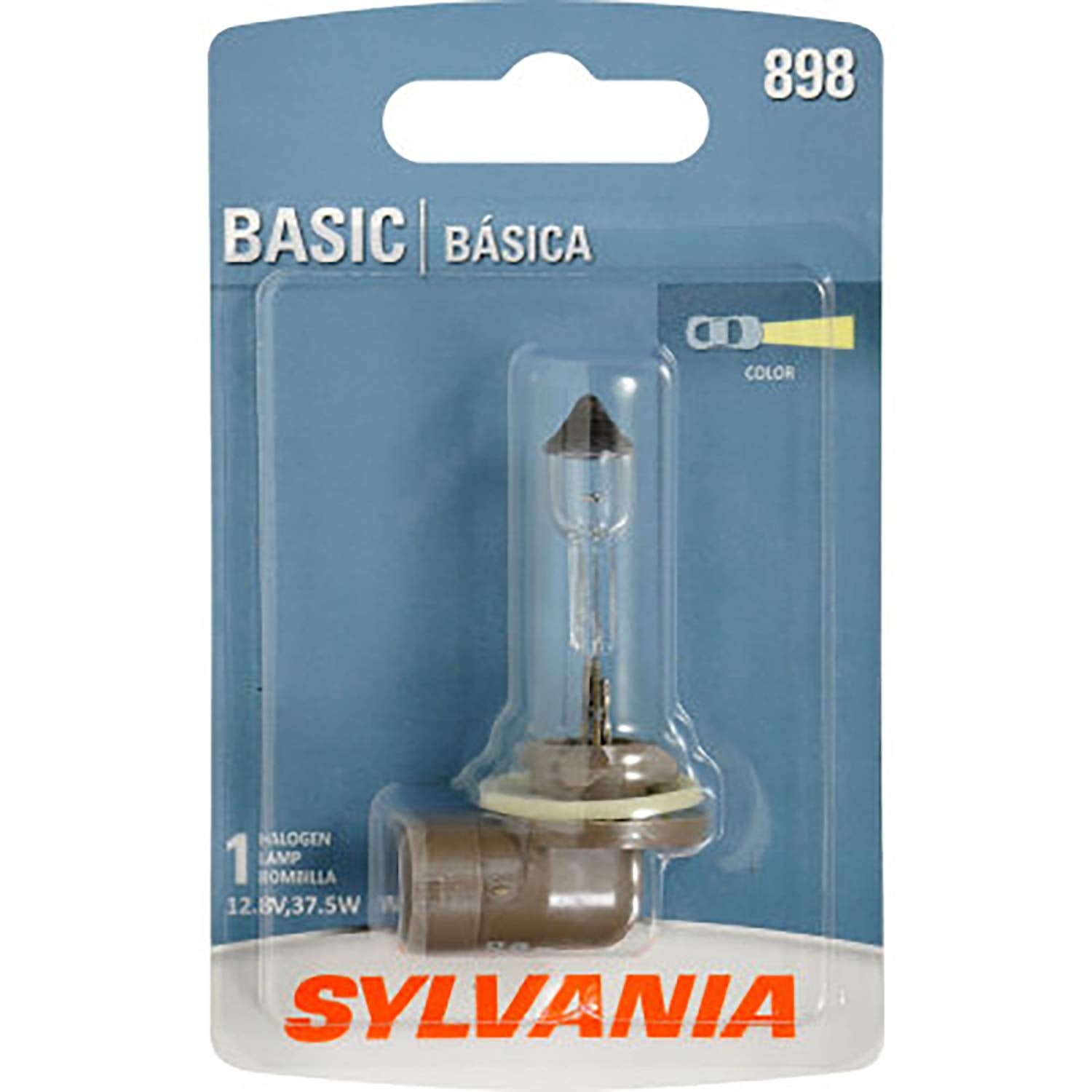 SYLVANIA Halogen Light Bulb for Fog Applications, Model 898.BP, Clear, Contains 1 Bulb