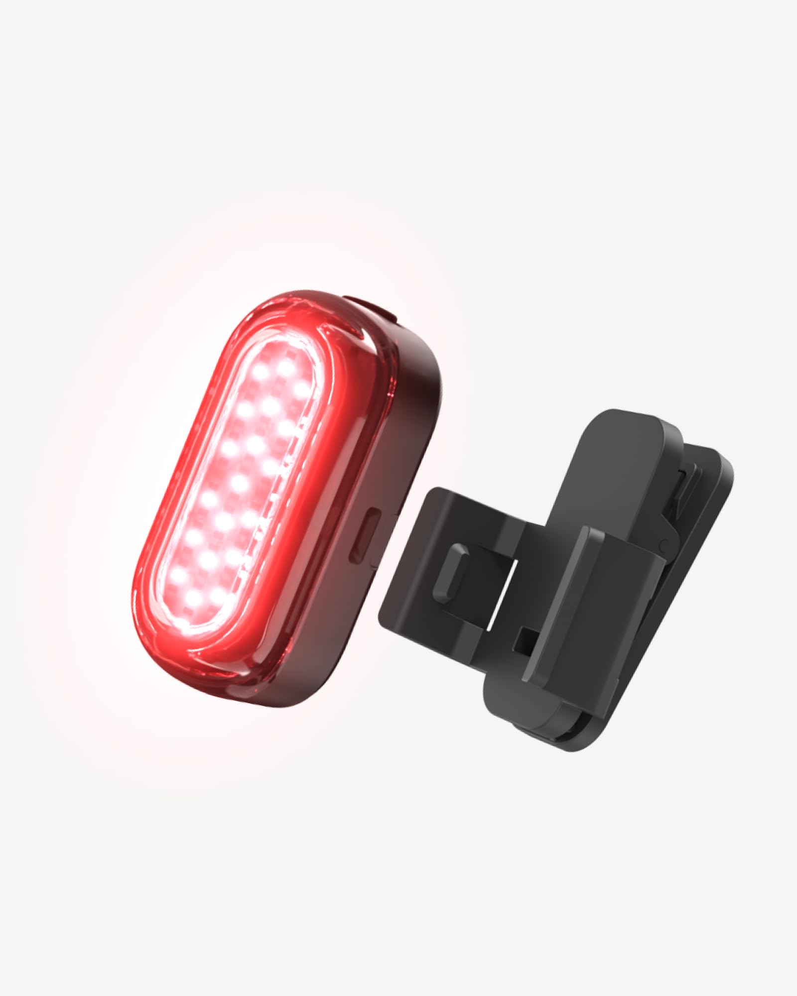 Lumos Firefly Mini Clip & Go Set - LED Rechargeable Safety Lights, Custom Brightness & Flash Pattern, Available in White, Yellow, Red