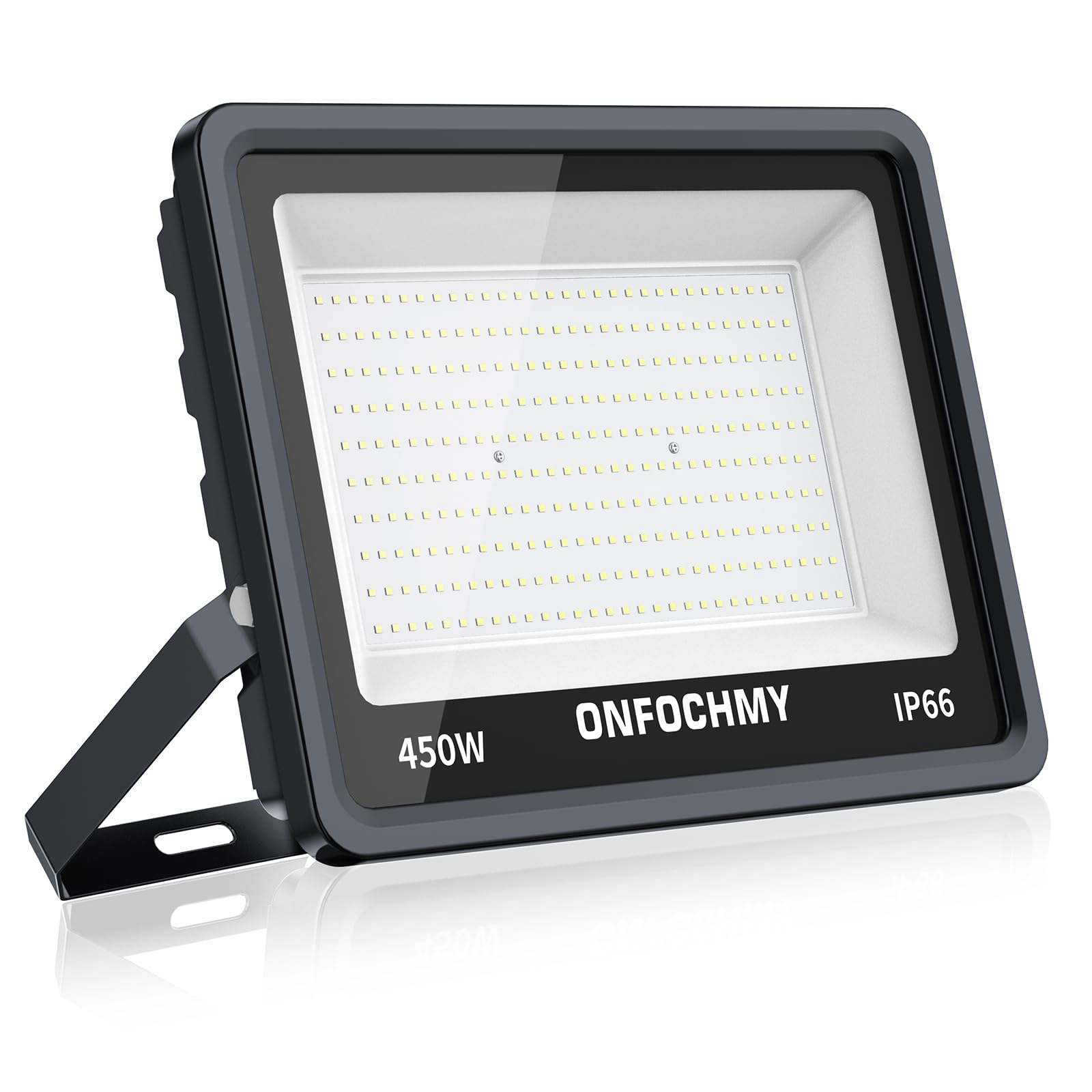 Onfochmy 450W Led Flood Light, Commercial Outdoor Led Lights Ip66 Waterproof, 45000Lm, All Aluminum Make, Super Bright Outdoor S