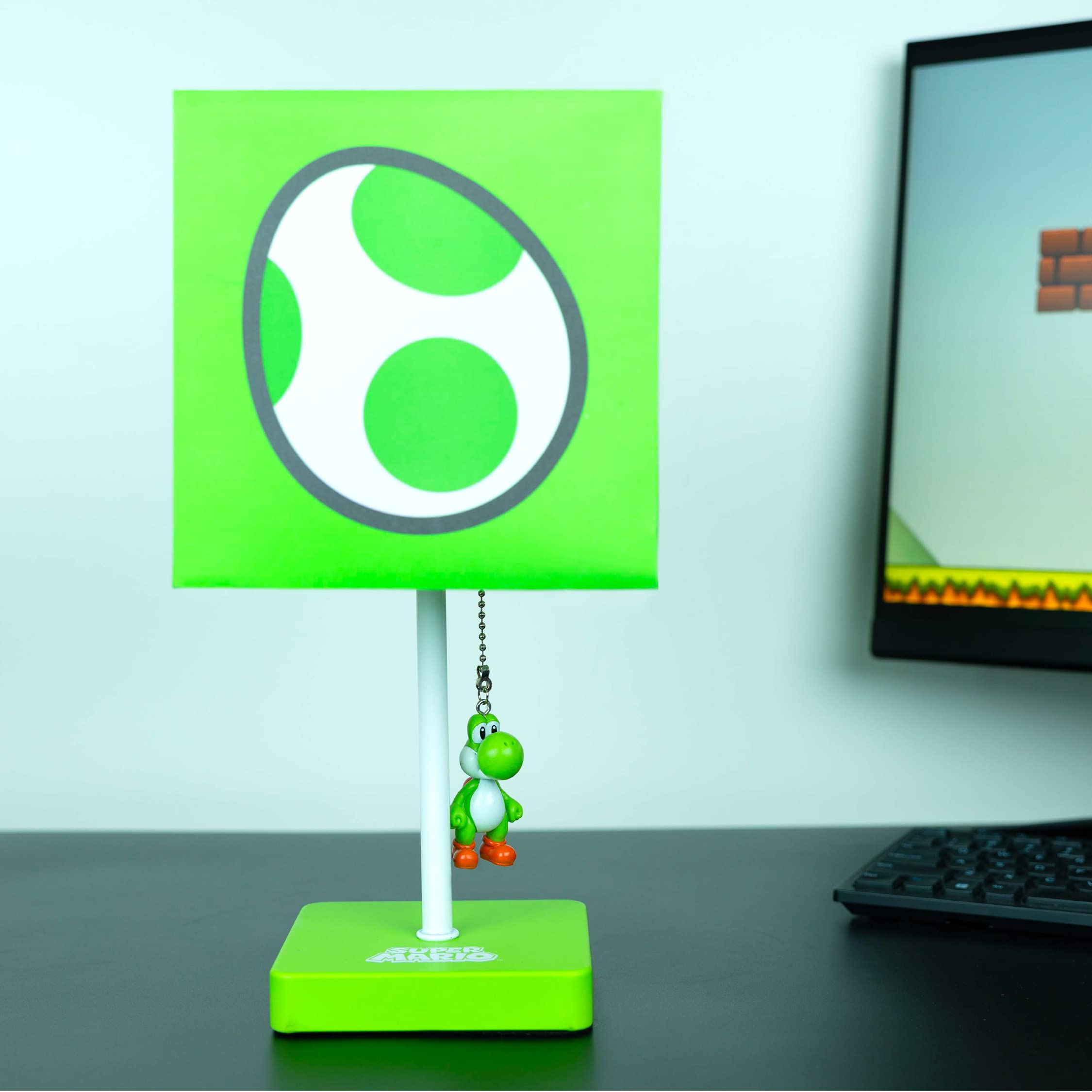 Paladone Super Mario Yoshi Lamp Officially Licensed Nintendo Room Decor Night Light