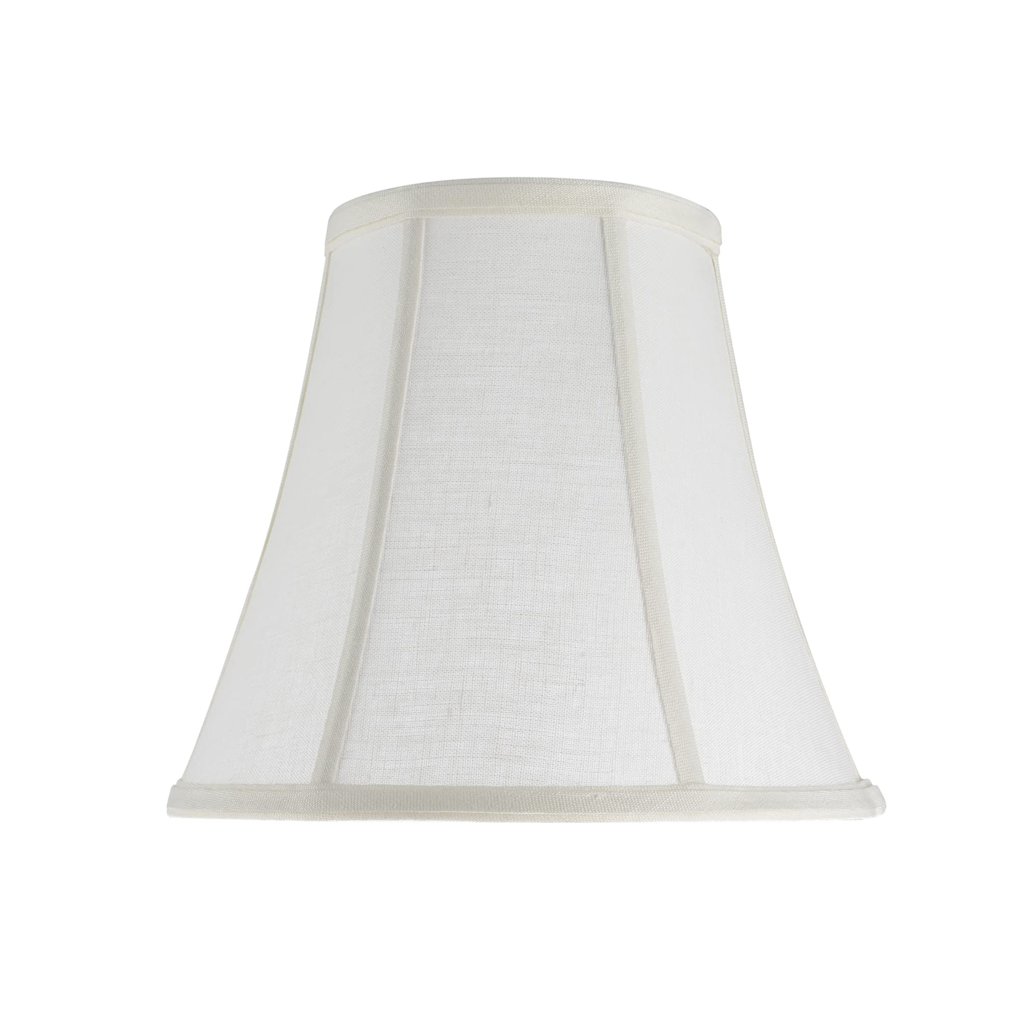 Aspen Creative 30040A Transitional Bell Shape Spider Construction Lamp Shade in Off White, 11&quot; wide (6&quot; x 11&quot; x 9 3/4&quot;)