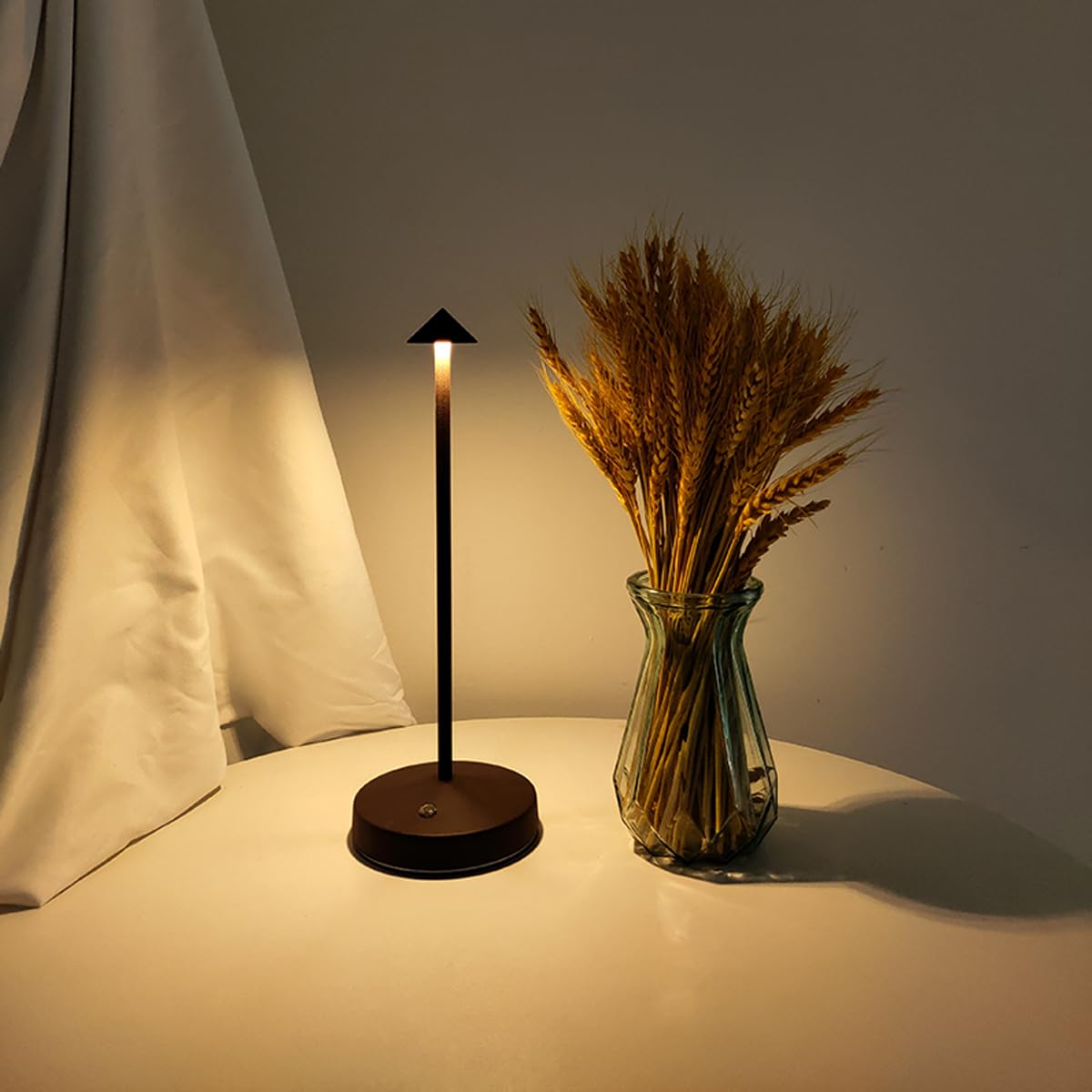 maglaw Rechargeable Cordless Table Lamp, 3000mAh, LED, Dimmable, 2 Pack, Rust, Model BL0010-2R