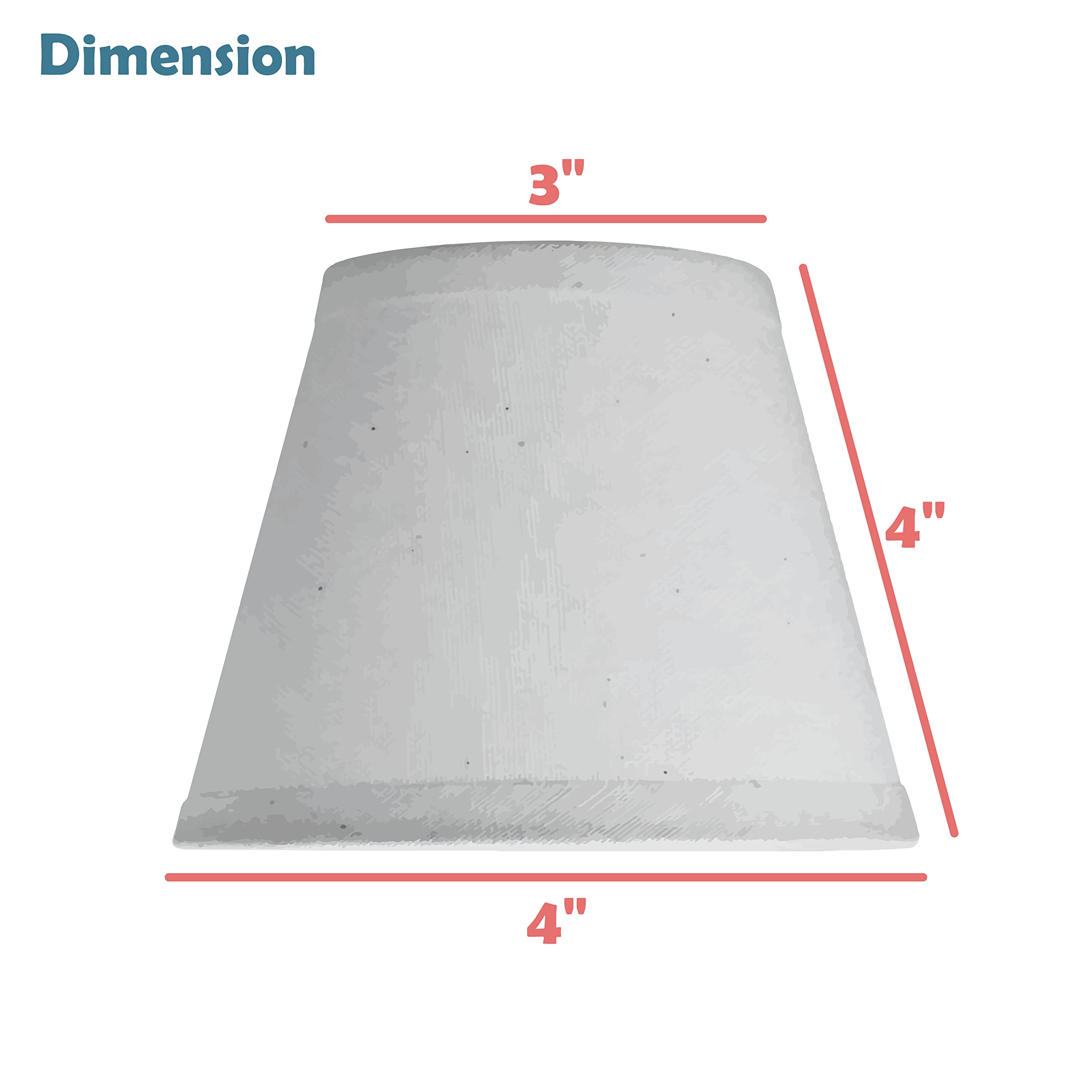 Aspen Creative 32046-9B, Empire Clip-On Chandelier Lamp Shade, Black, 3&quot; Top X 4&quot; Bottom X 4&quot; Slant Height, Set Of 9