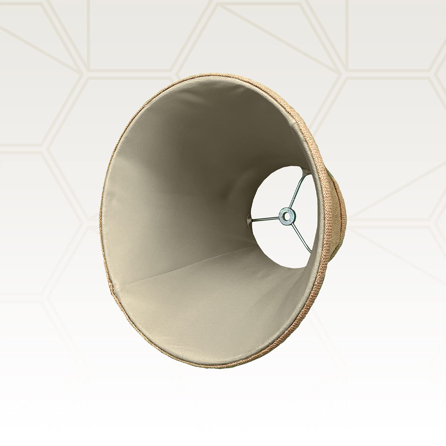 Royal Designs Deep Empire Lamp Shade, Burlap, 9 X 18 X 14