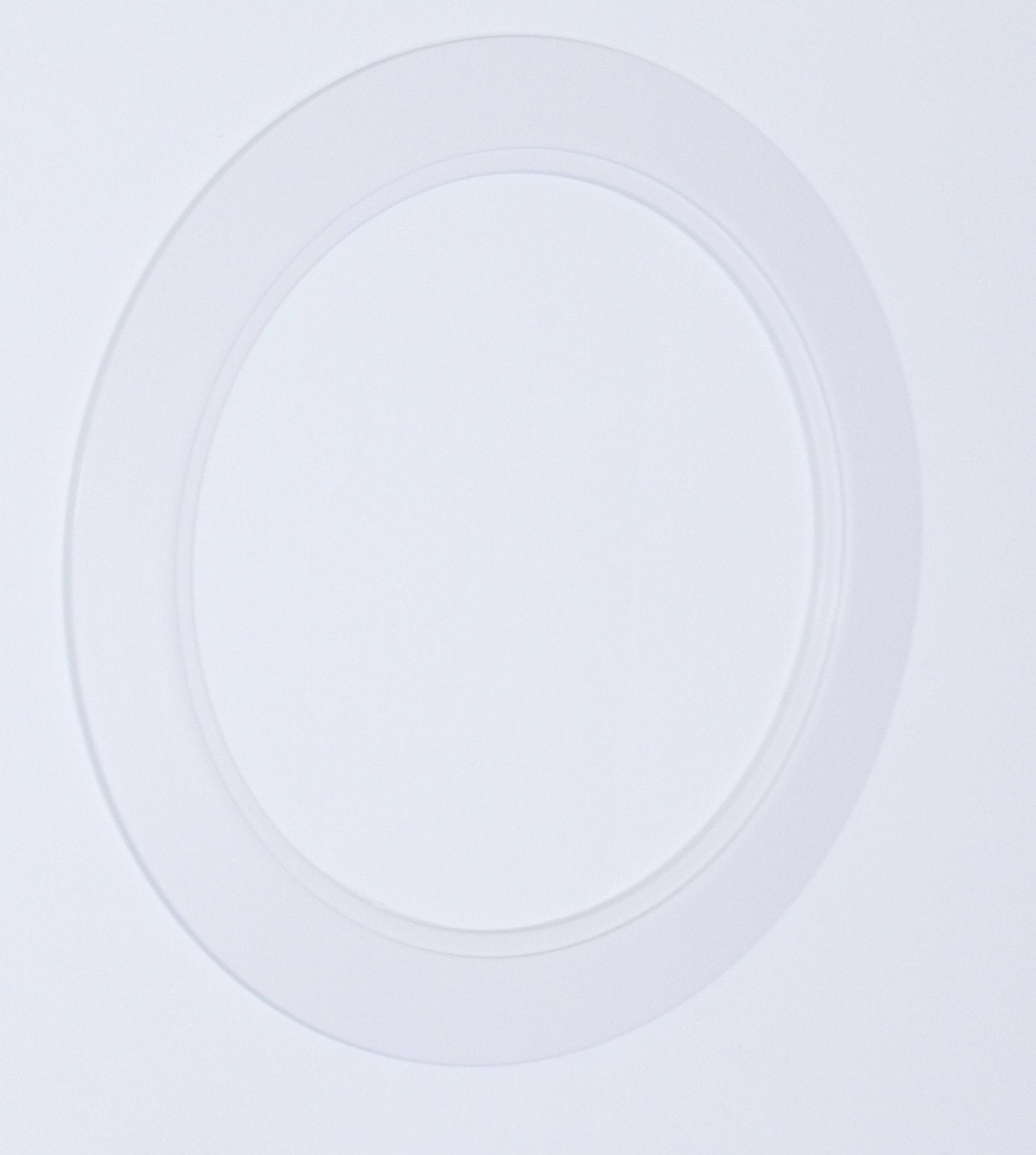 10 Pack-White Light Trim Ring Recessed Can 6" Inch Over Size Oversized Lighting Fixture