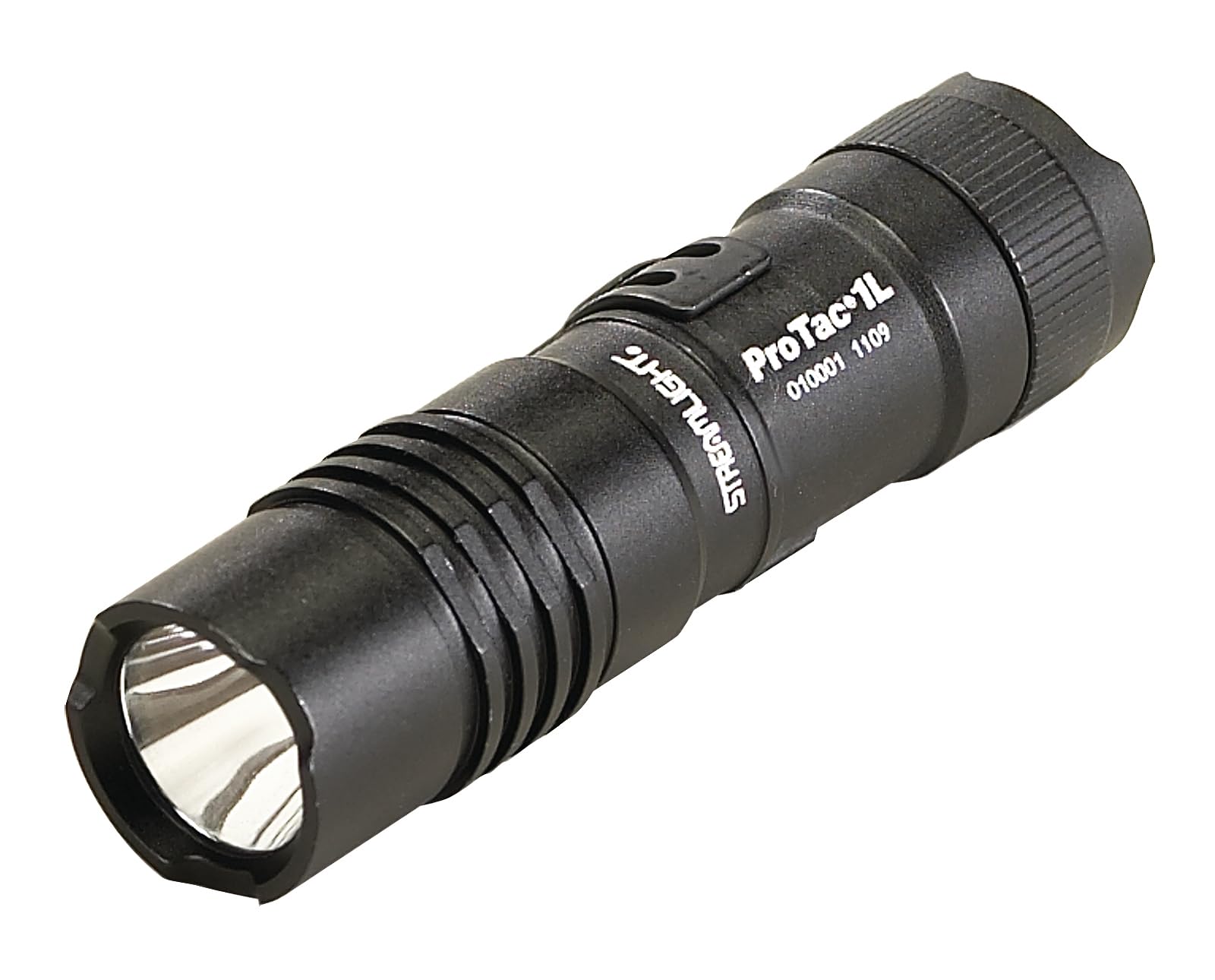 Streamlight 88030 ProTac 1L 275-Lumen EDC Professional Flashlight with CR123A Batteries, and Holster, Black, Clear Retail Packag